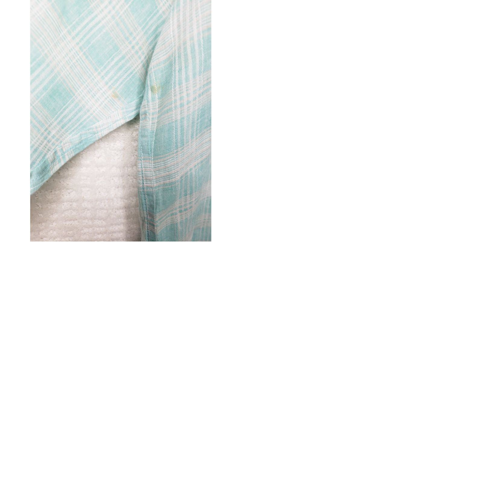 Tommy Bahama Tommy Bahama Relax Button Up Shirt XL Long Sleeve Green White Plaid 100% Linen Men’s Regular Button-Up Fashion Classic Casual Formal Size US XL / EU 56 / 4 - 9 Thumbnail