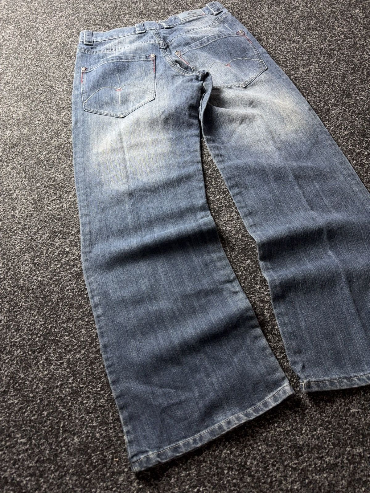 Le Coq Sportif Vintage Retro 00s Le Coq Sportif Straight Jeans Y2K Denim Size US 31 - 15 Thumbnail