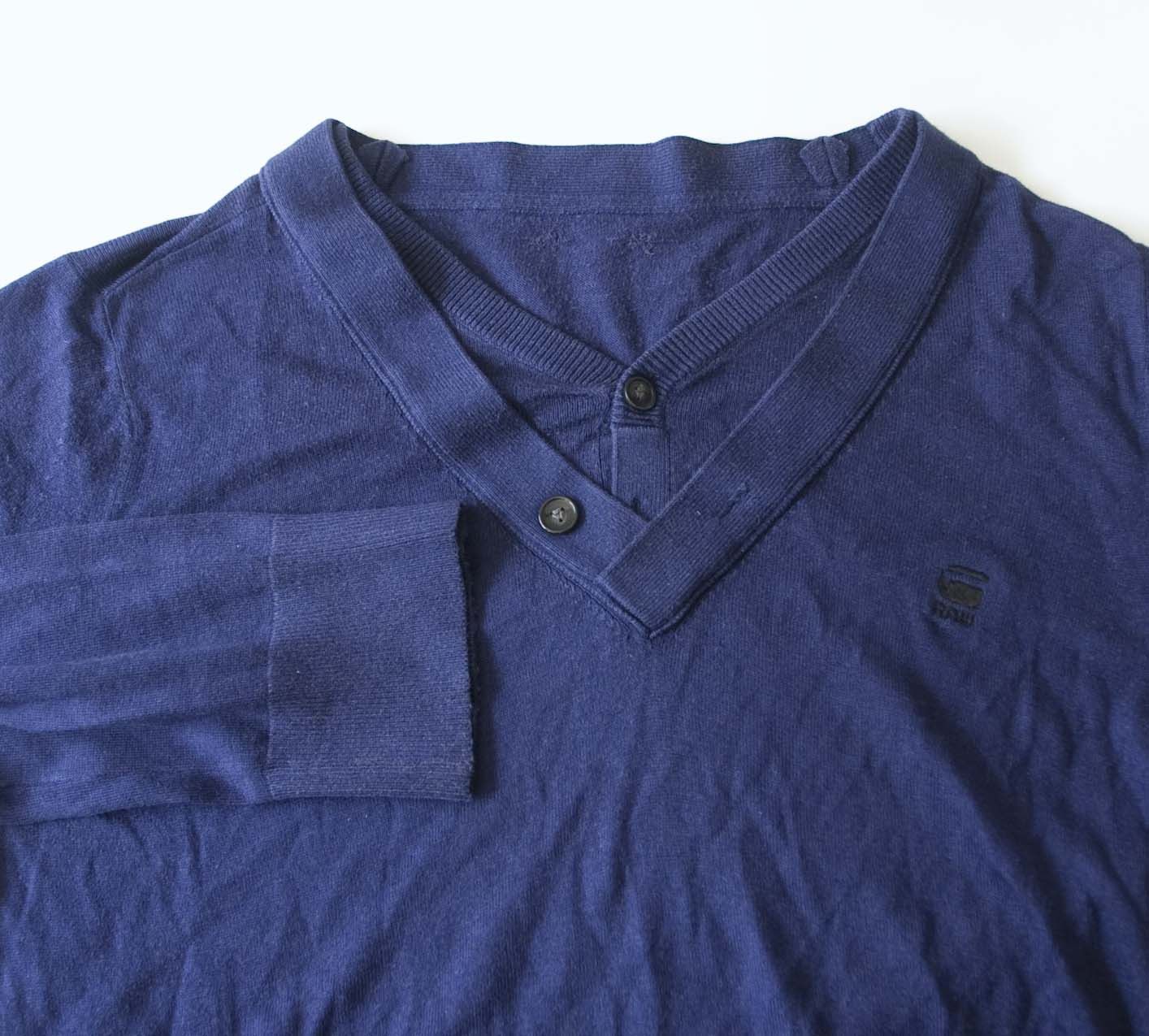 G-Star G Star Light Sweater Size S/M Dark blue Size US M / EU 48-50 / 2 - 2 Thumbnail