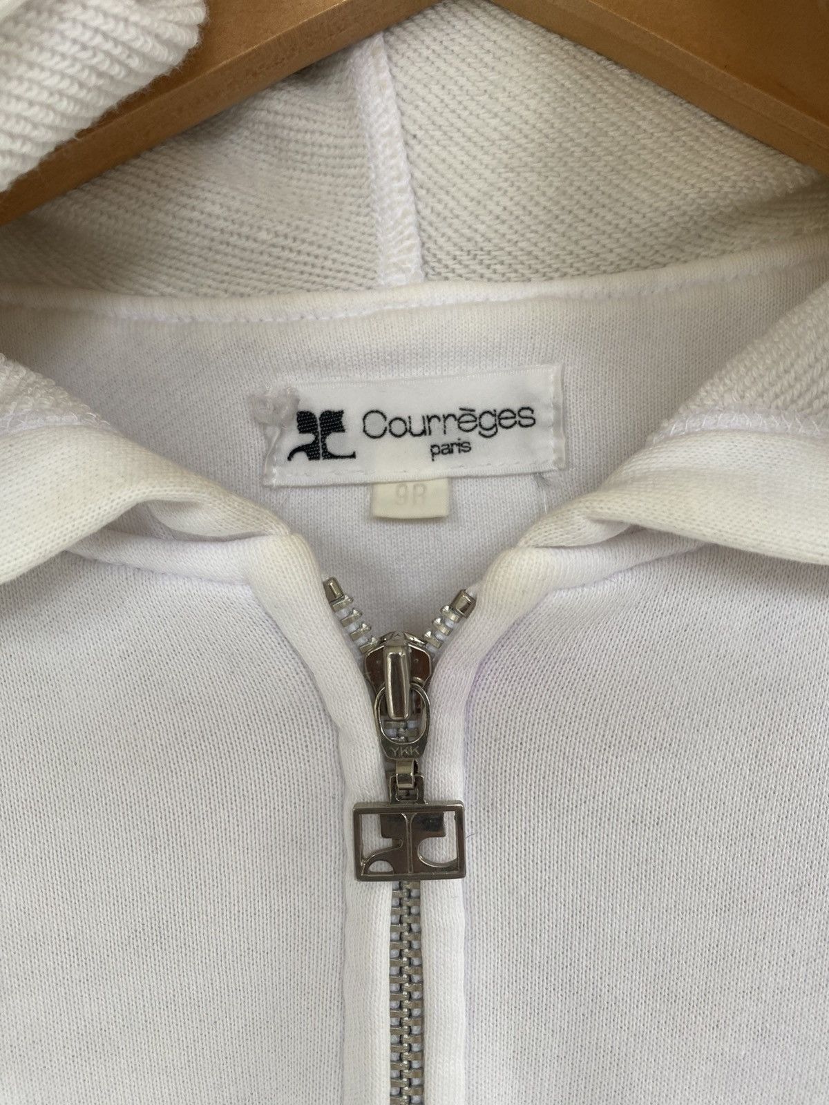 Courreges Vintage Courrreges Zip Up Hoodie Size US M / EU 48-50 / 2 - 11 Thumbnail