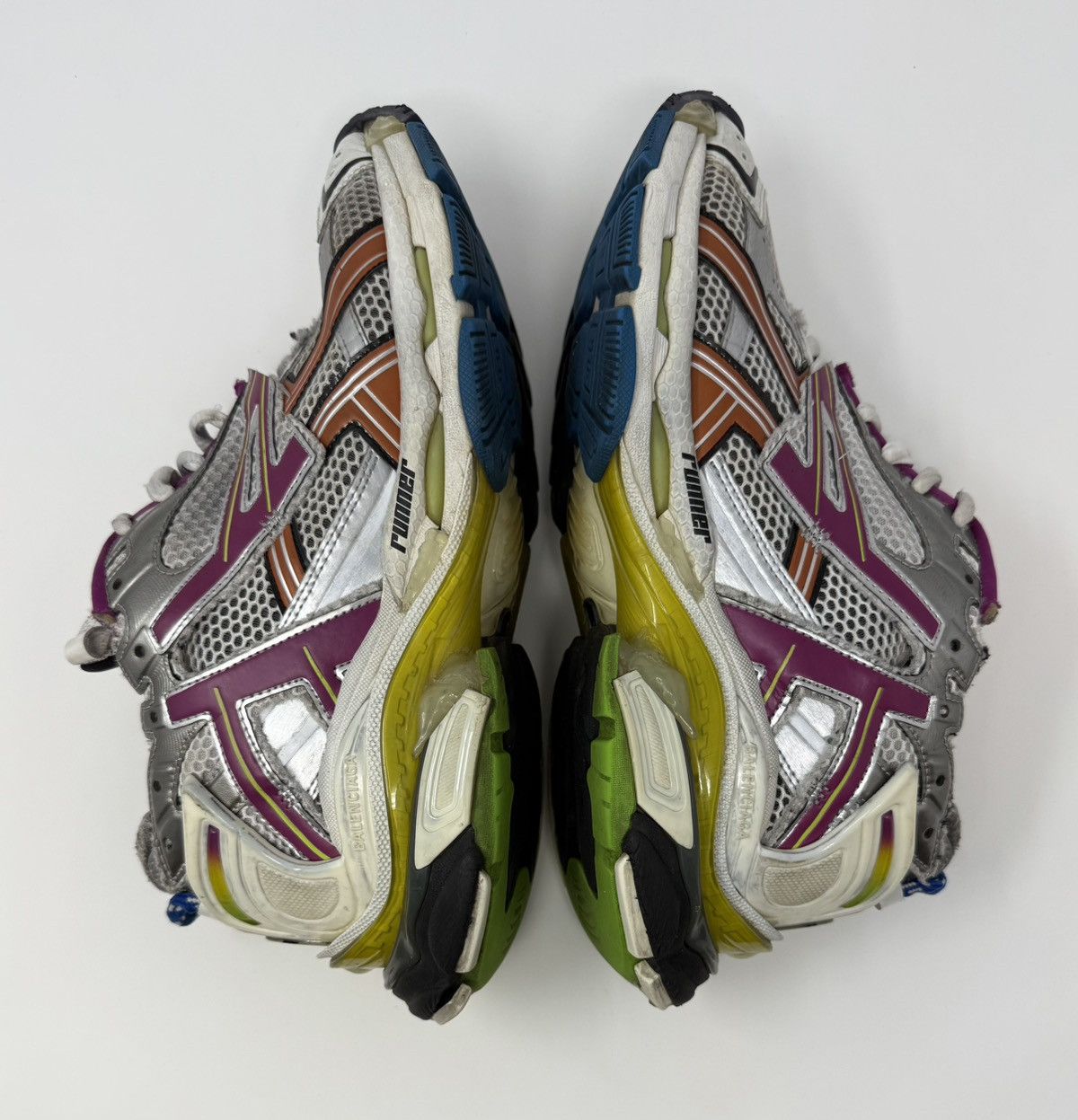 Balenciaga Balenciaga Runner Sneaker Multicolor Size US 11 / EU 44 - 3 Thumbnail