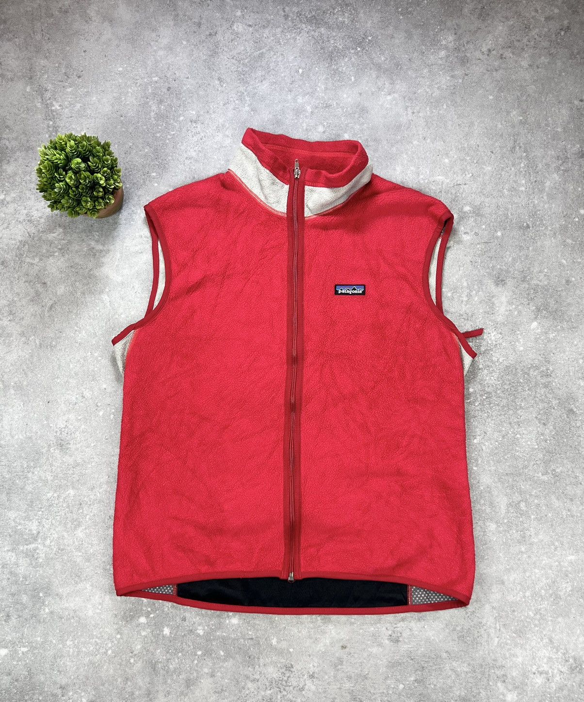 Patagonia × Vintage Vintage Made in USA Patagonia Fleece Vest 90s Retro Rare Size US M / EU 48-50 / 2 - 1 Thumbnail