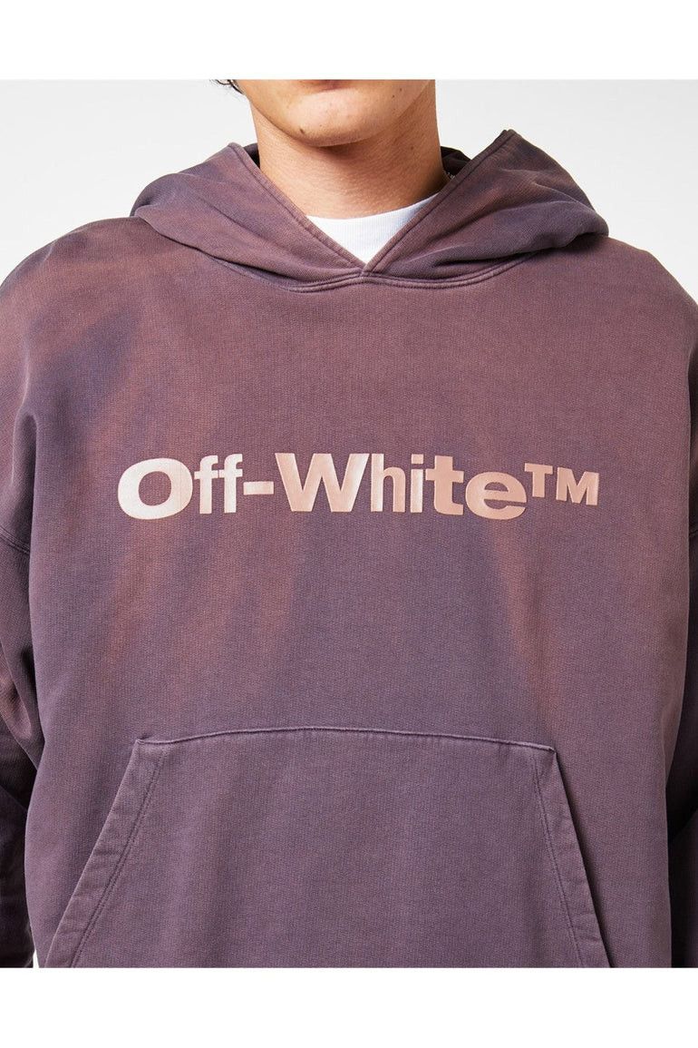 Off-White o1y0325 Logo Hoodie in Purple Size US S / EU 44-46 / 1 - 3 Thumbnail