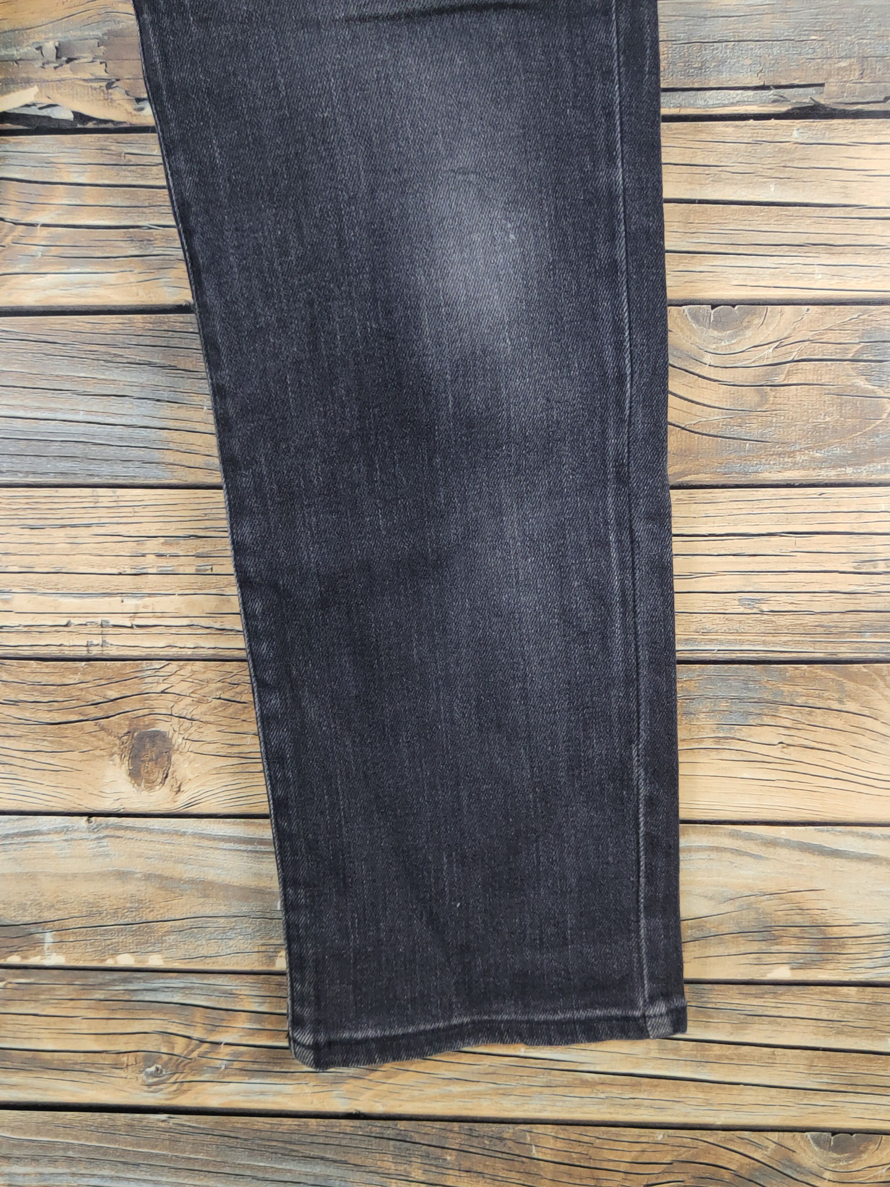 Edwin Edwin Black Distressed Ripped denim Jeans #W1305 Size US 31 - 6 Thumbnail