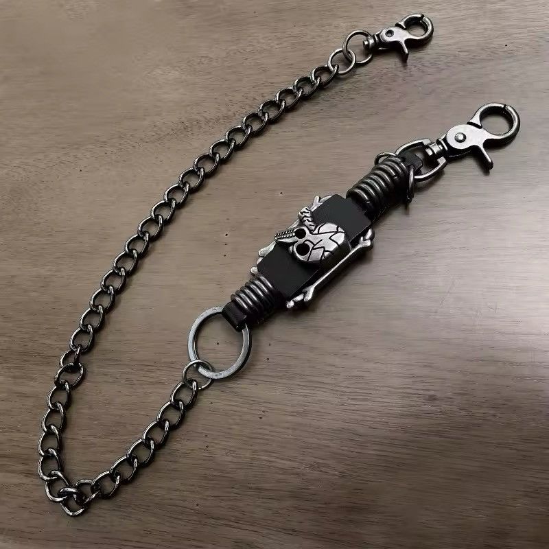 Jewelry HipHop Punk Skull Pants Chain Size ONE SIZE - 5 Thumbnail