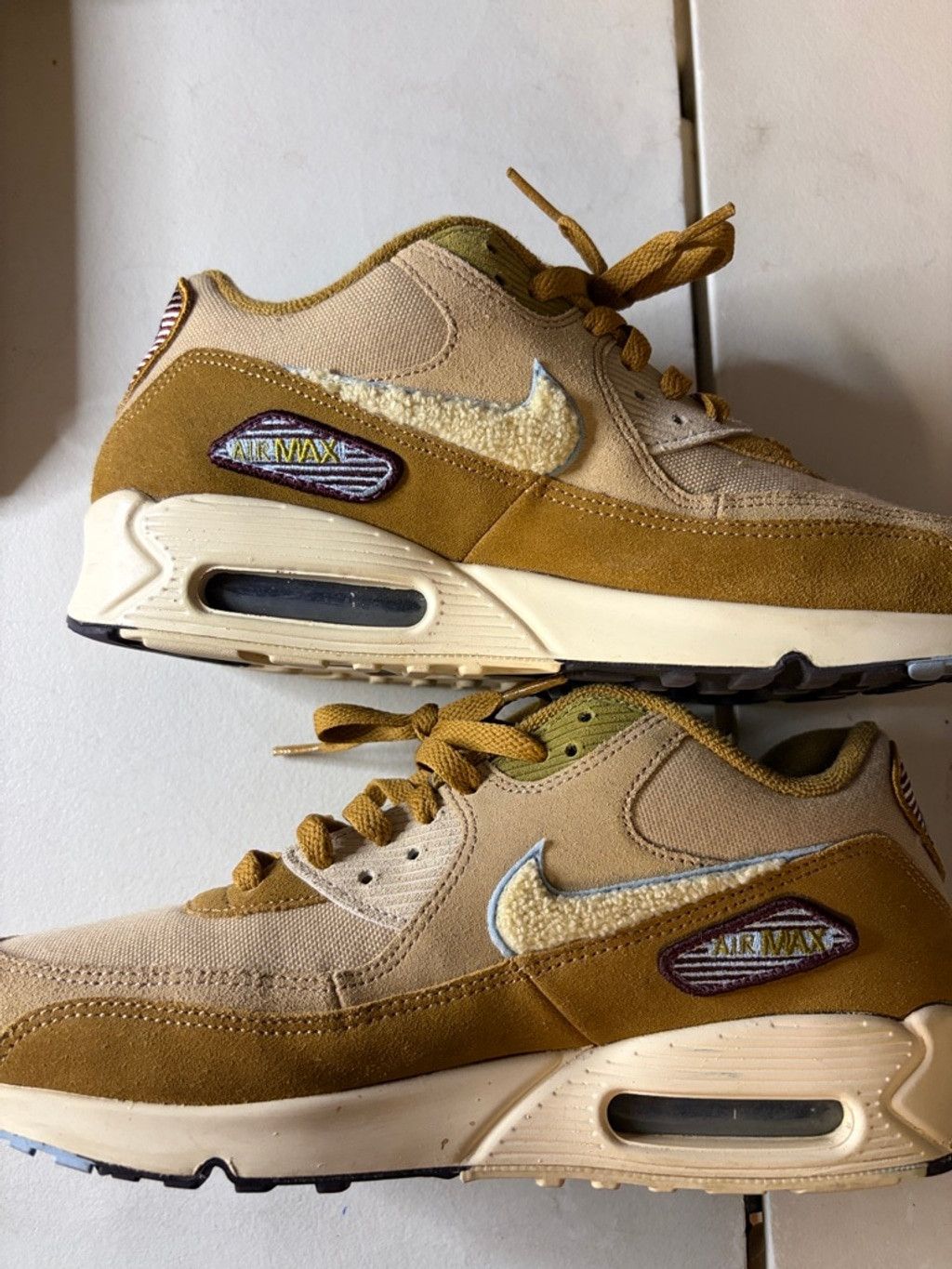 Nike Nike Air Max 90 Varsity Pack Muted Bronze| EUC | Sz 8.5M/10W Size US 8.5 / EU 41-42 - 5 Thumbnail