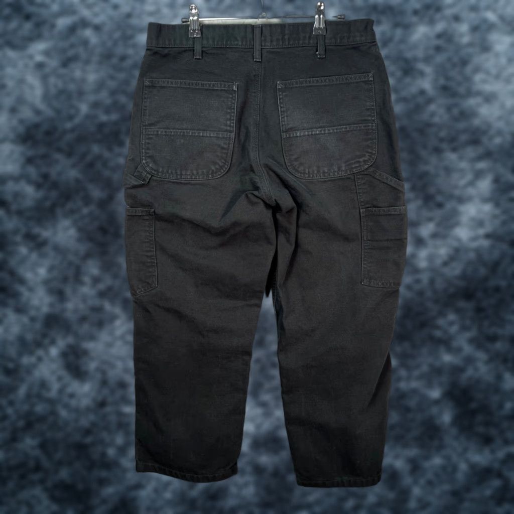 Carhartt Carhartt Mens Pants Carpenter 32x25 Black 100% Cotton Canvas 5-Pocket Logo Workwear Straight Inseam 25 in Mens Size US 32 / EU 48 - 1 Thumbnail