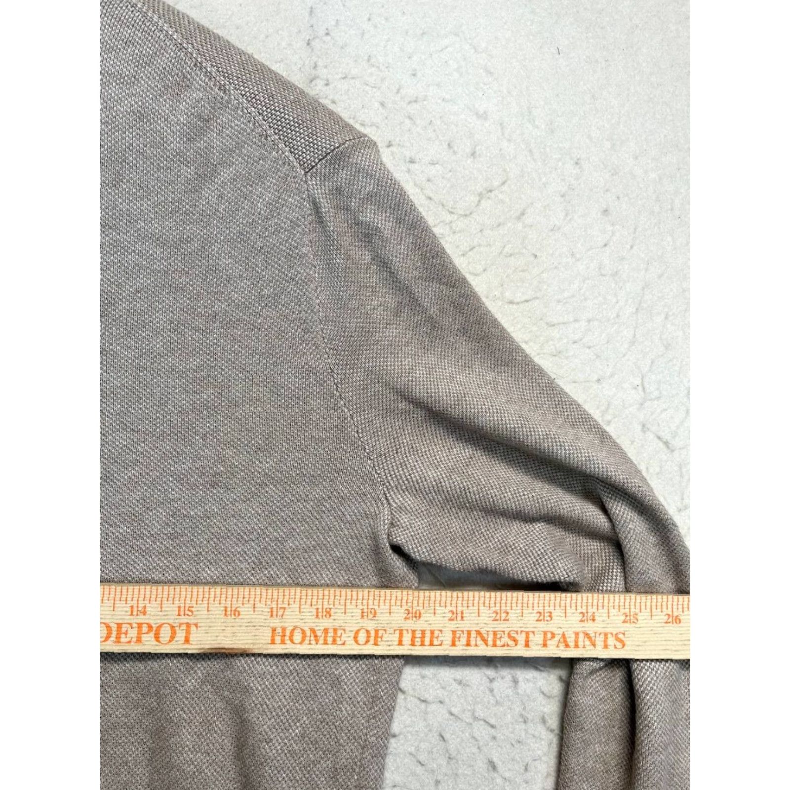 Polo Ralph Lauren Polo Ralph Lauren Sweater Men M Sand Knit 1/4 Zip Mock Neck Logo Classic Pullover Lightweight Size US M / EU 48-50 / 2 - 4 Thumbnail
