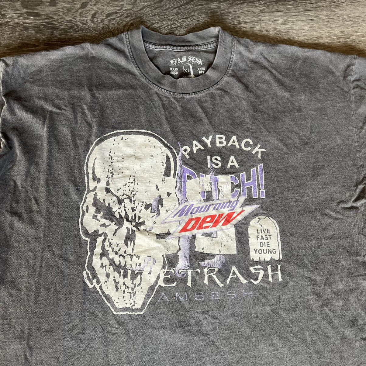 TeamSESH TeamSesh Bones Mourning Dew Skull Long Cut Payback Tee Shirt Size US XL / EU 56 / 4 - 3 Thumbnail
