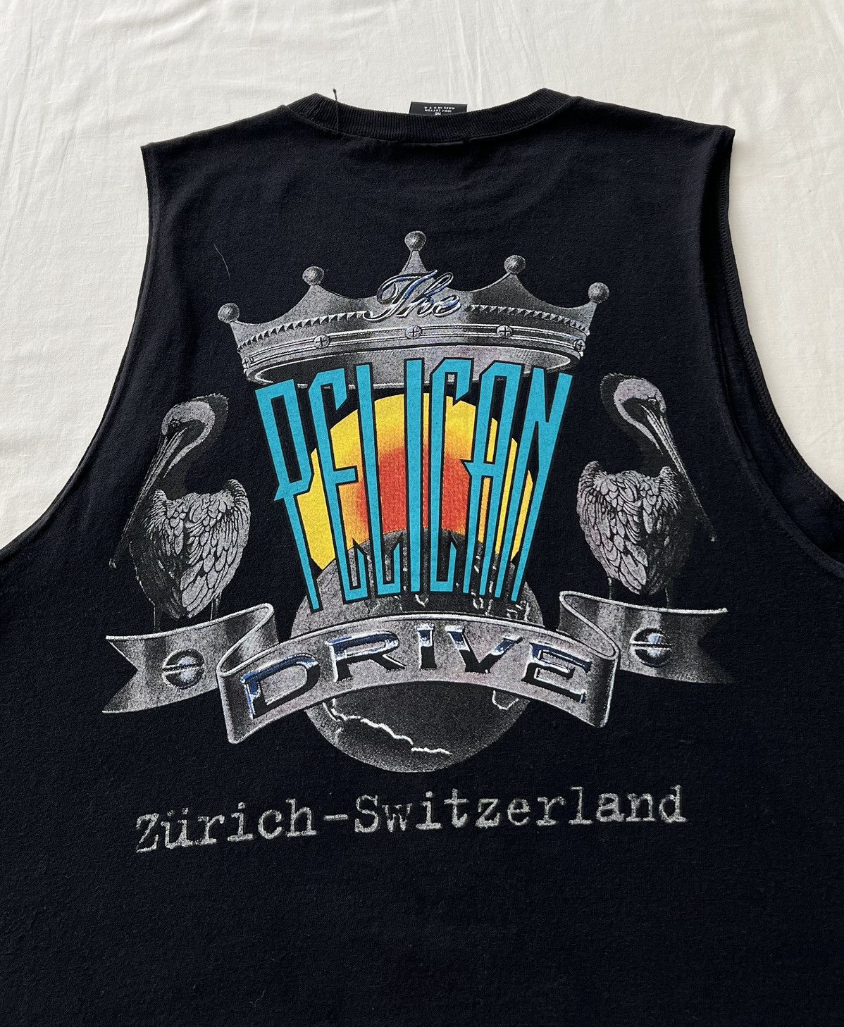 Harley Davidson Vintage 90s Harley Davidson Dragon Zurich Switzerland Size US M / EU 48-50 / 2 - 13 Thumbnail