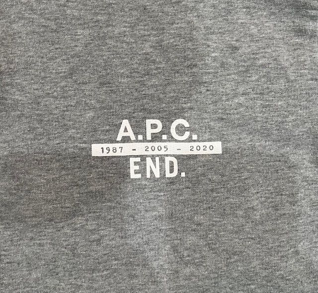 A.P.C. × END. A.P.C. x END. Collaborative Lightweight Grey Hoodie (M) Size US M / EU 48-50 / 2 - 5 Thumbnail