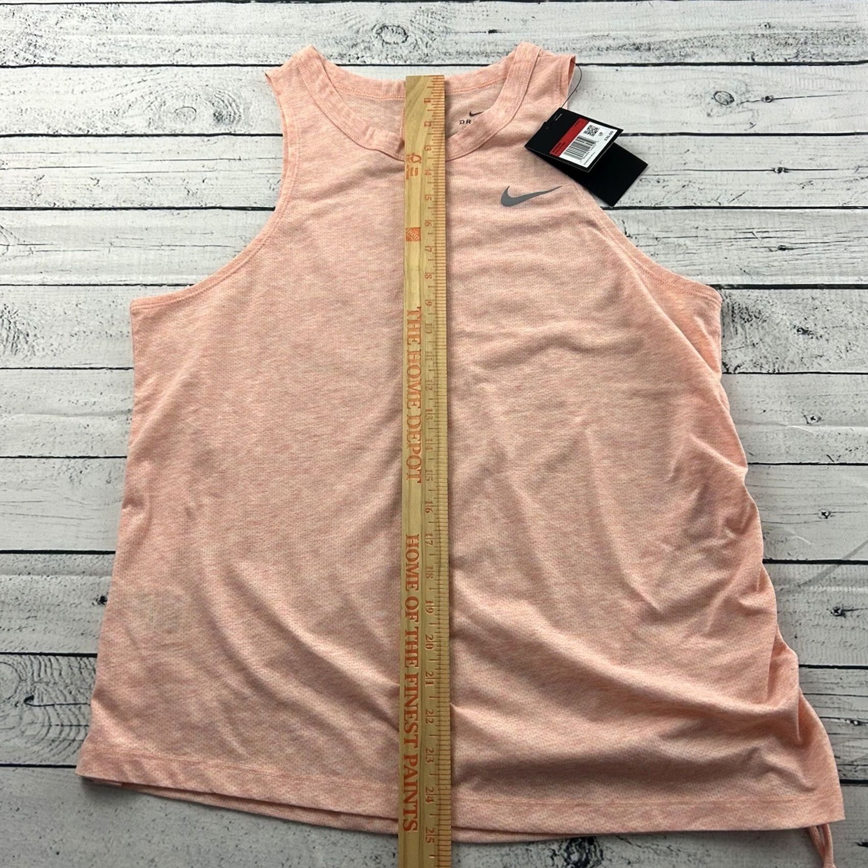 Nike Nike Dri-Fit Running Sleeveless Shirt Women L Orange``` Size L / US 10 / IT 46 - 4 Thumbnail