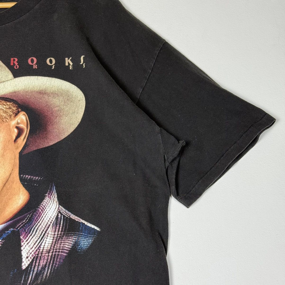 Band Tees Vintage 90s Garth Brooks Tour Tee Fresh Horses Size US XXL / EU 58 / 5 - 4 Thumbnail