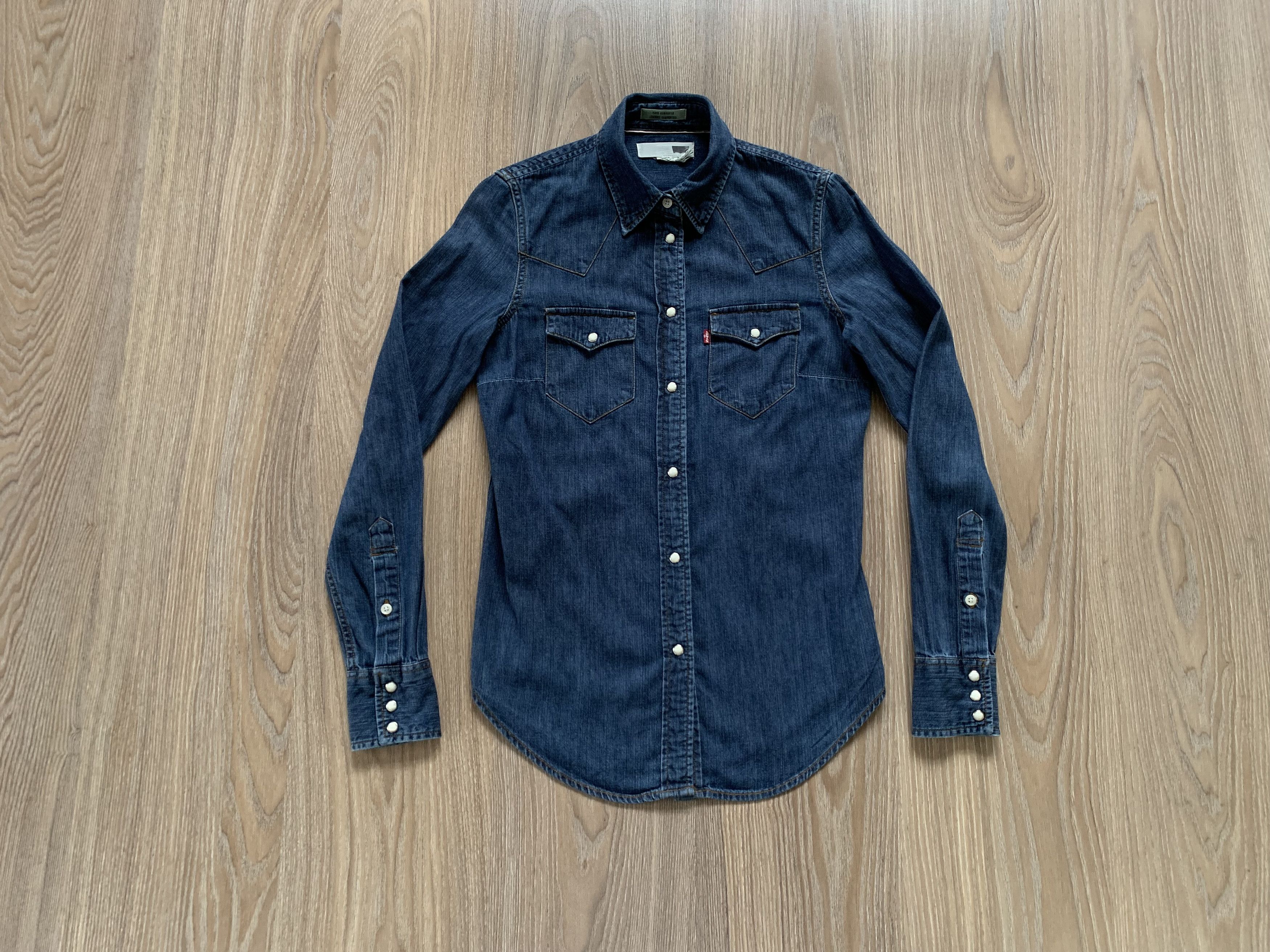 Levi's Levis Womens Denim Long Sleeve Shirt Size XS / US 0-2 / IT 36-38 - 10 Thumbnail