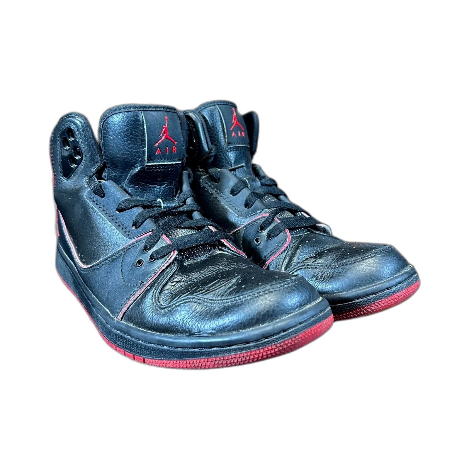 Jordan Brand Nike Shoes Mens 10 Jordan 1 Flight 2 Bred Basketball Sneaker Size US 10 / EU 43 - 2 Thumbnail