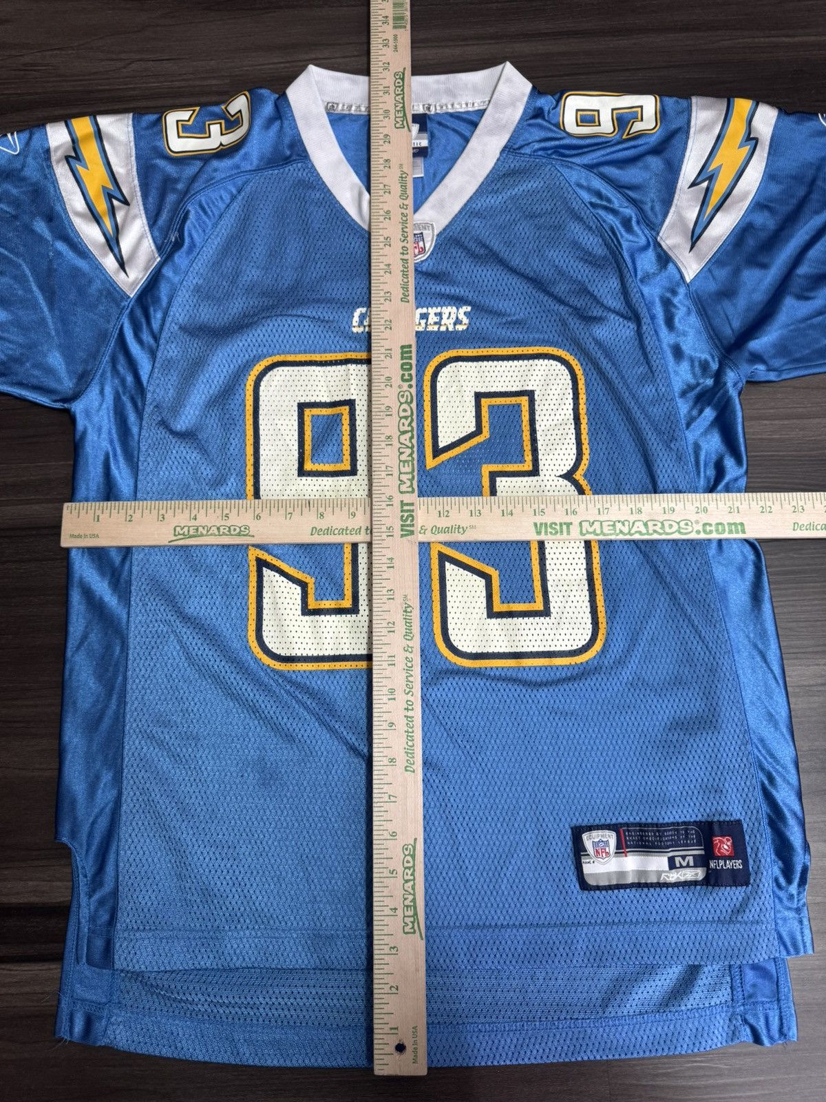 Reebok San Diego Chargers Luis Castillo #93 NFL Equipment Jersey Size US M / EU 48-50 / 2 - 5 Thumbnail