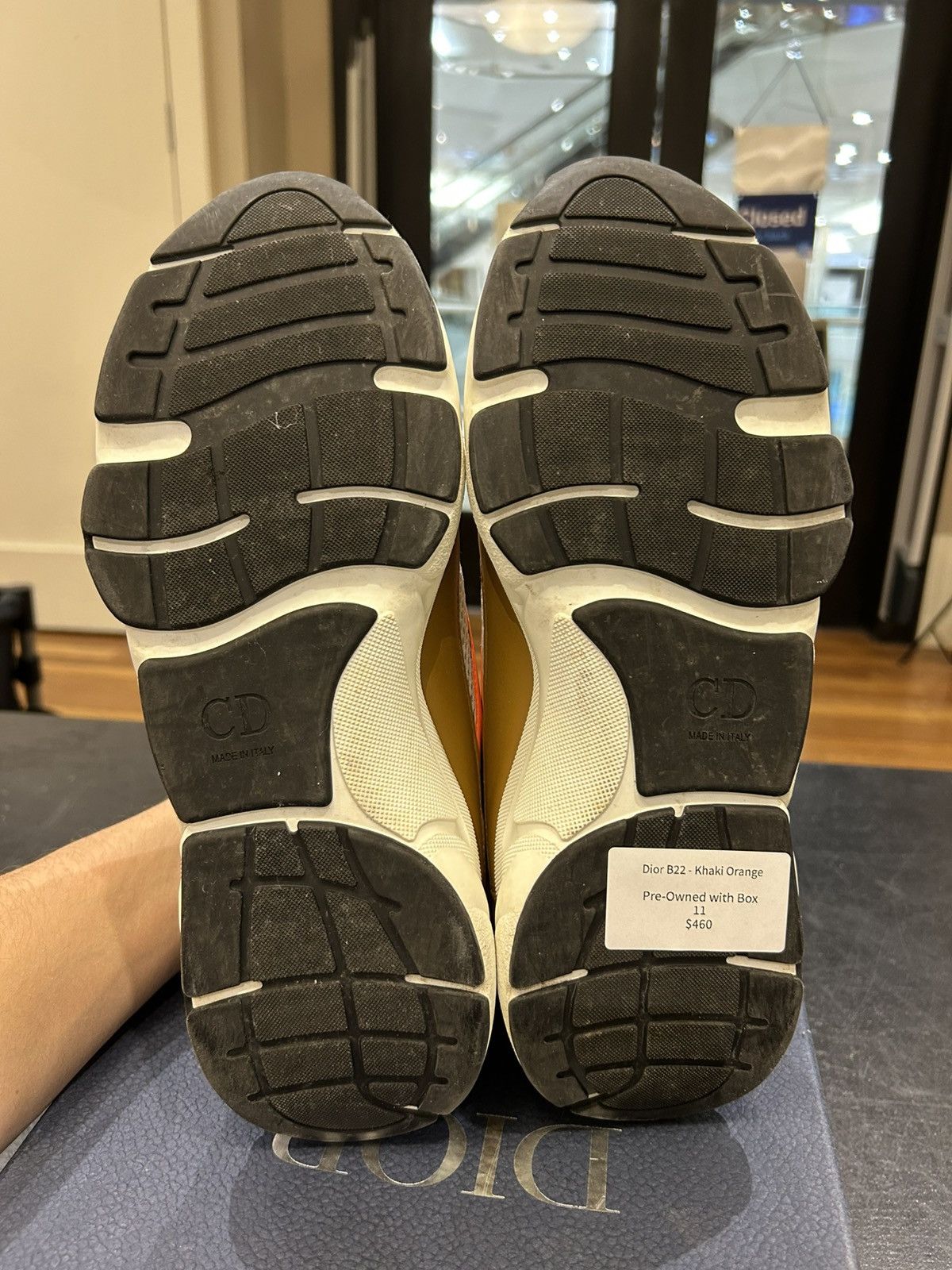 Dior Dior B22 - Khaki Orange Size US 11 / EU 44 - 5 Thumbnail