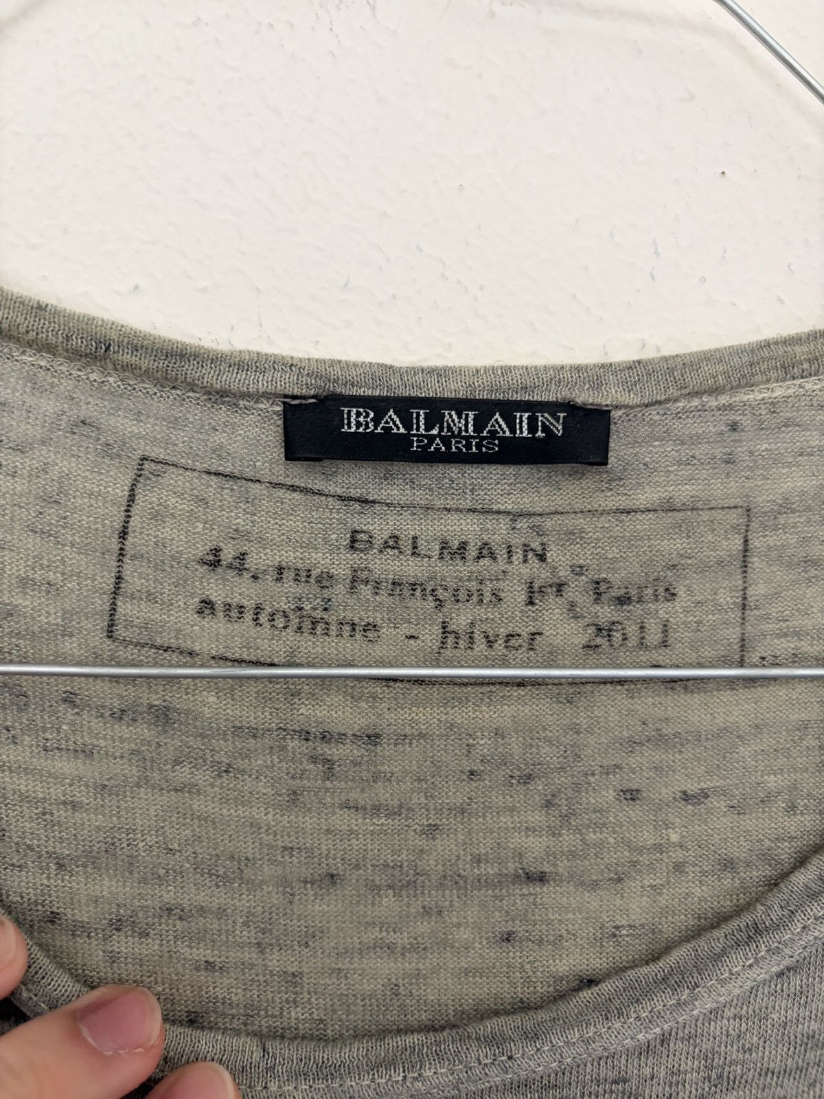 Balmain AW11 Decarnin Linen Shirt Size US M / EU 48-50 / 2 - 4 Thumbnail