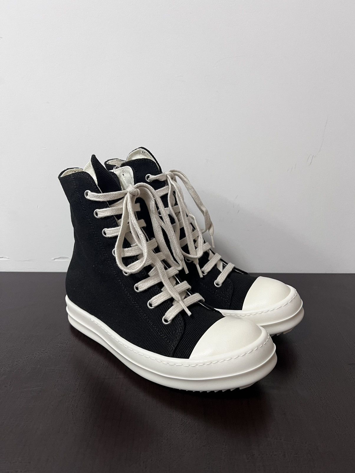 Rick Owens Drkshdw Rick owens drkshdw ramones high top sneakers sz 36.5 Size US 6.5 / IT 36.5 - 5 Thumbnail