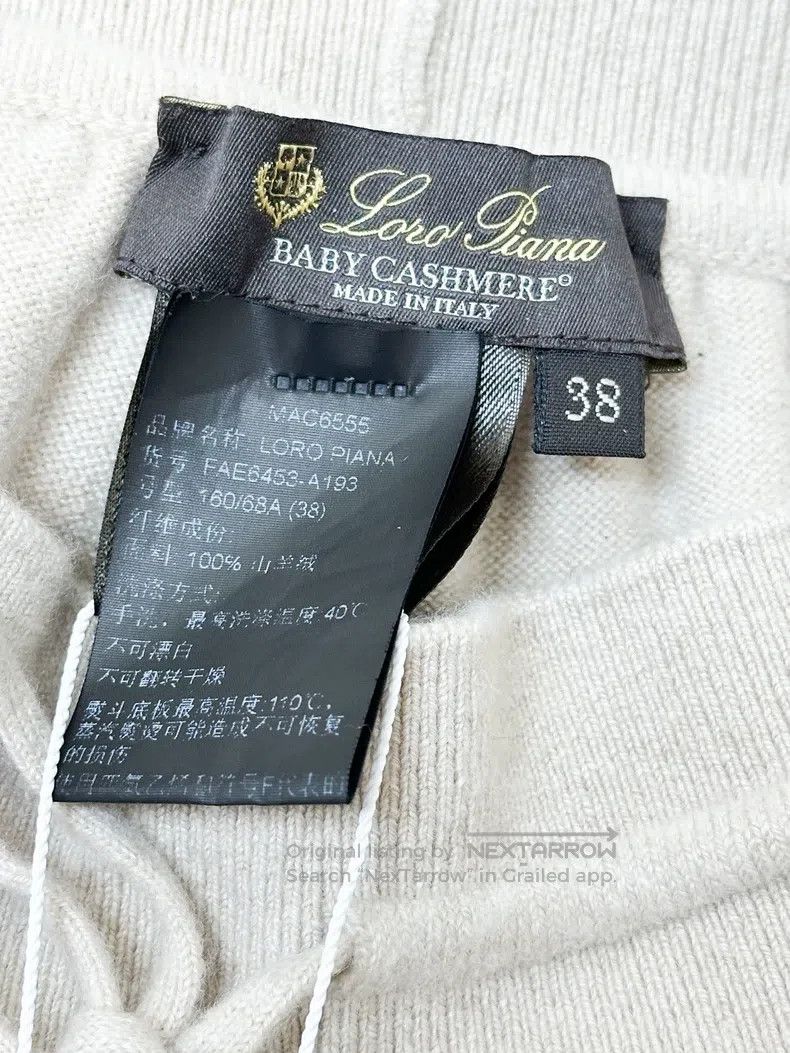 Loro Piana Loro Piana Classic nude beige cashmere knit pants Size 25" / US 0 / IT 36 - 3 Thumbnail
