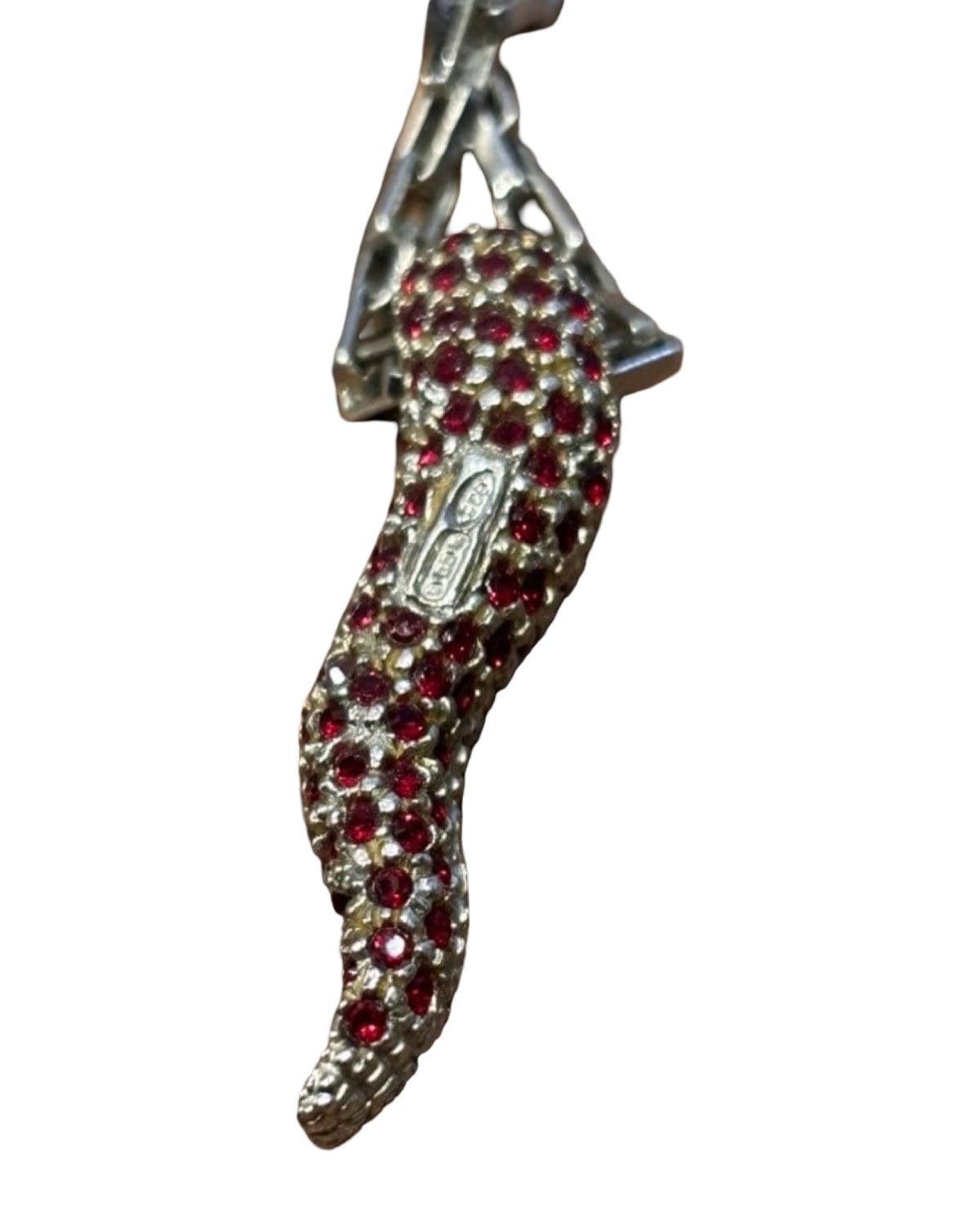 Dolce & Gabbana Embellished Corno Fang Horns Necklace Size ONE SIZE - 3 Thumbnail
