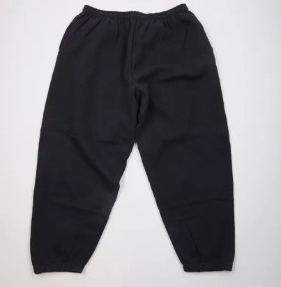 Starter × Vintage Vintage 90s Starter Cuffed Sweatpants Joggers Black Size US 40 / EU 56 - 8 Thumbnail