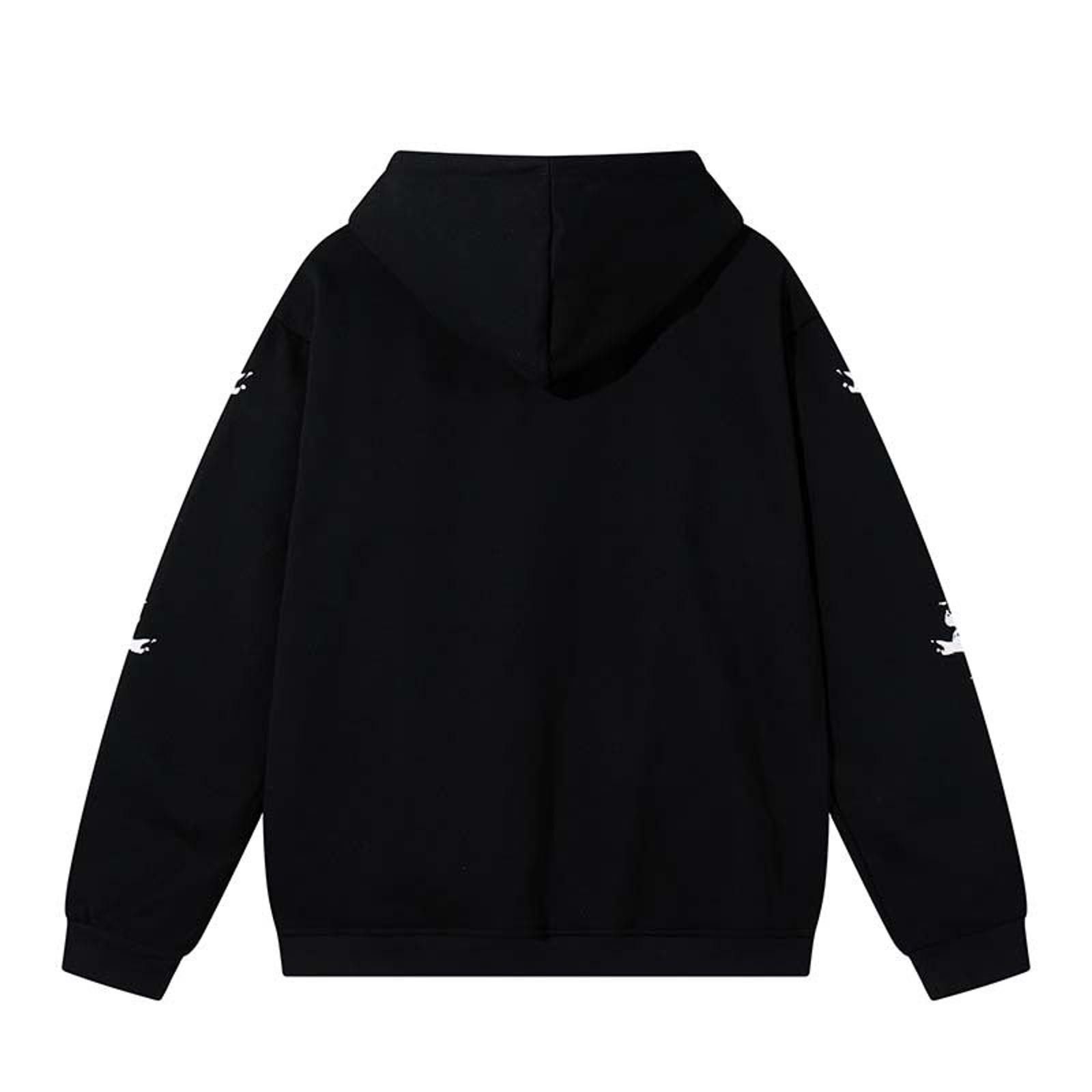 Japanese Brand Skeleton Print Hoodie, Men's Casual Pullover Size US M / EU 48-50 / 2 - 2 Thumbnail