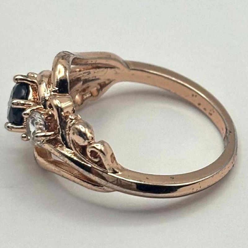 Other Rose Gold Crystal Ring Size ONE SIZE - 4 Thumbnail