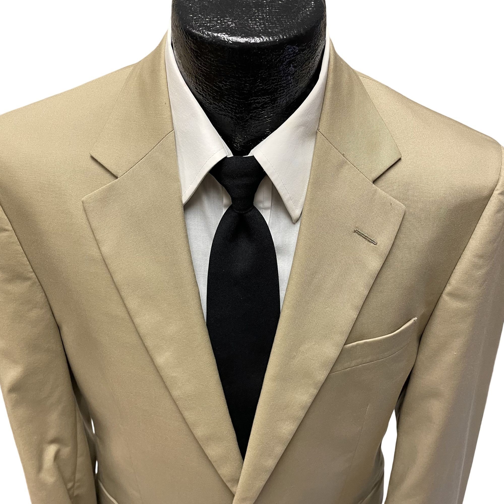 Jos. A. Bank Jos A Bank KHAKI Sport Coat Cotton Jacket CASUAL Jacket Size 38R - 2 Thumbnail
