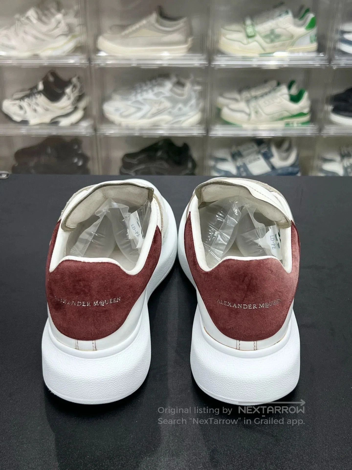 Alexander McQueen mcq white and red velcro sneakers. Size US 6.5 / EU 39-40 - 7 Thumbnail