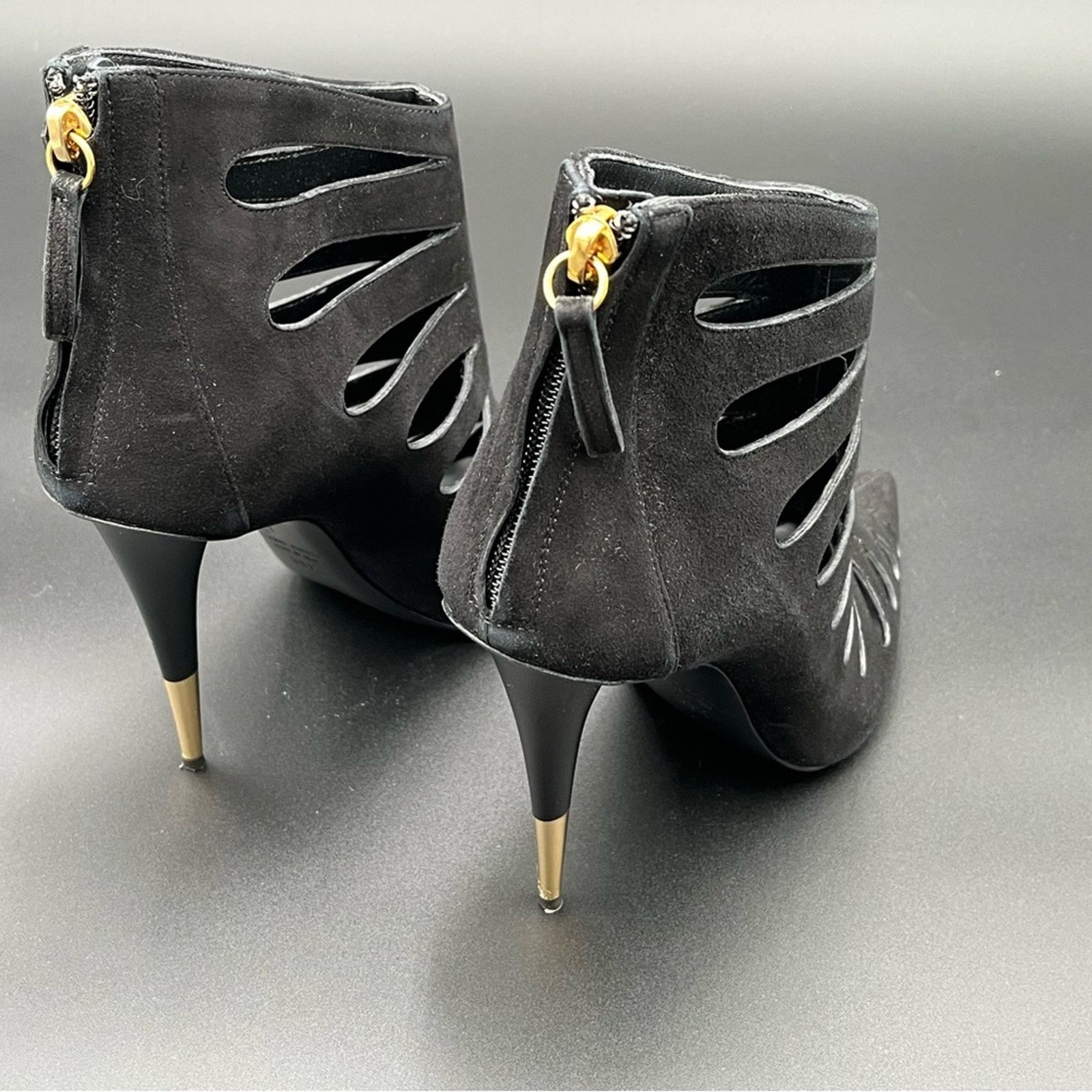 Giuseppe Zanotti Giuseppe Zanotti Black Ester Camoscio 110 Nero Pumps Heels Size US 9.5 / IT 39.5 - 10 Thumbnail