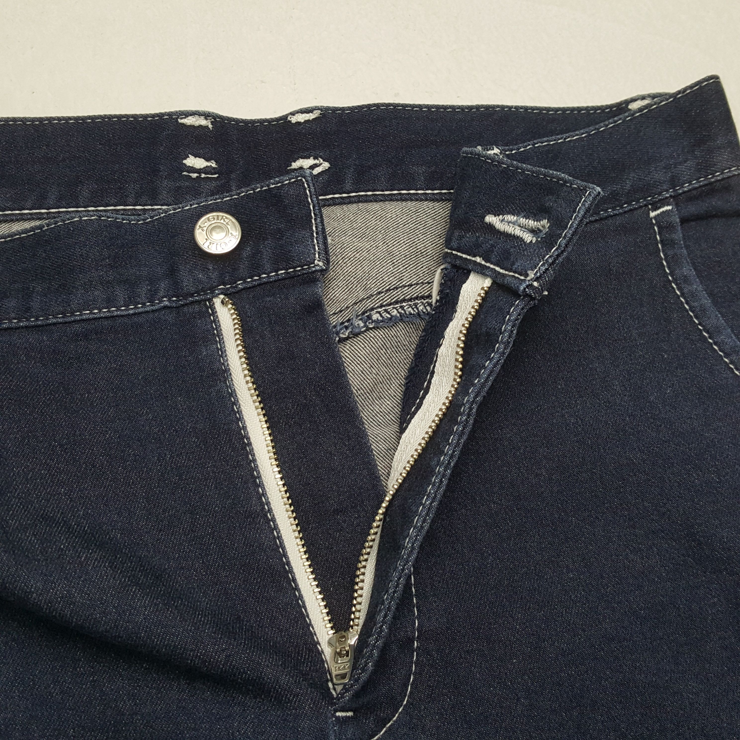 Japanese Brand XGIRL Fashion Design Style Jeans Streetwear Size 27" / US 4 / IT 40 - 12 Thumbnail