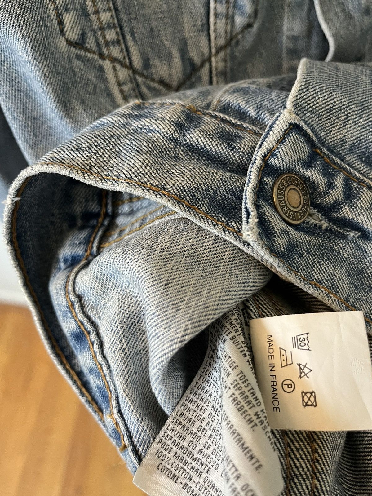 Bless × Maryam Nassir Zadeh BLESS Blue Maryam Nassir Zadeh Edition Denim Jacket Size L / US 10 / IT 46 - 6 Thumbnail