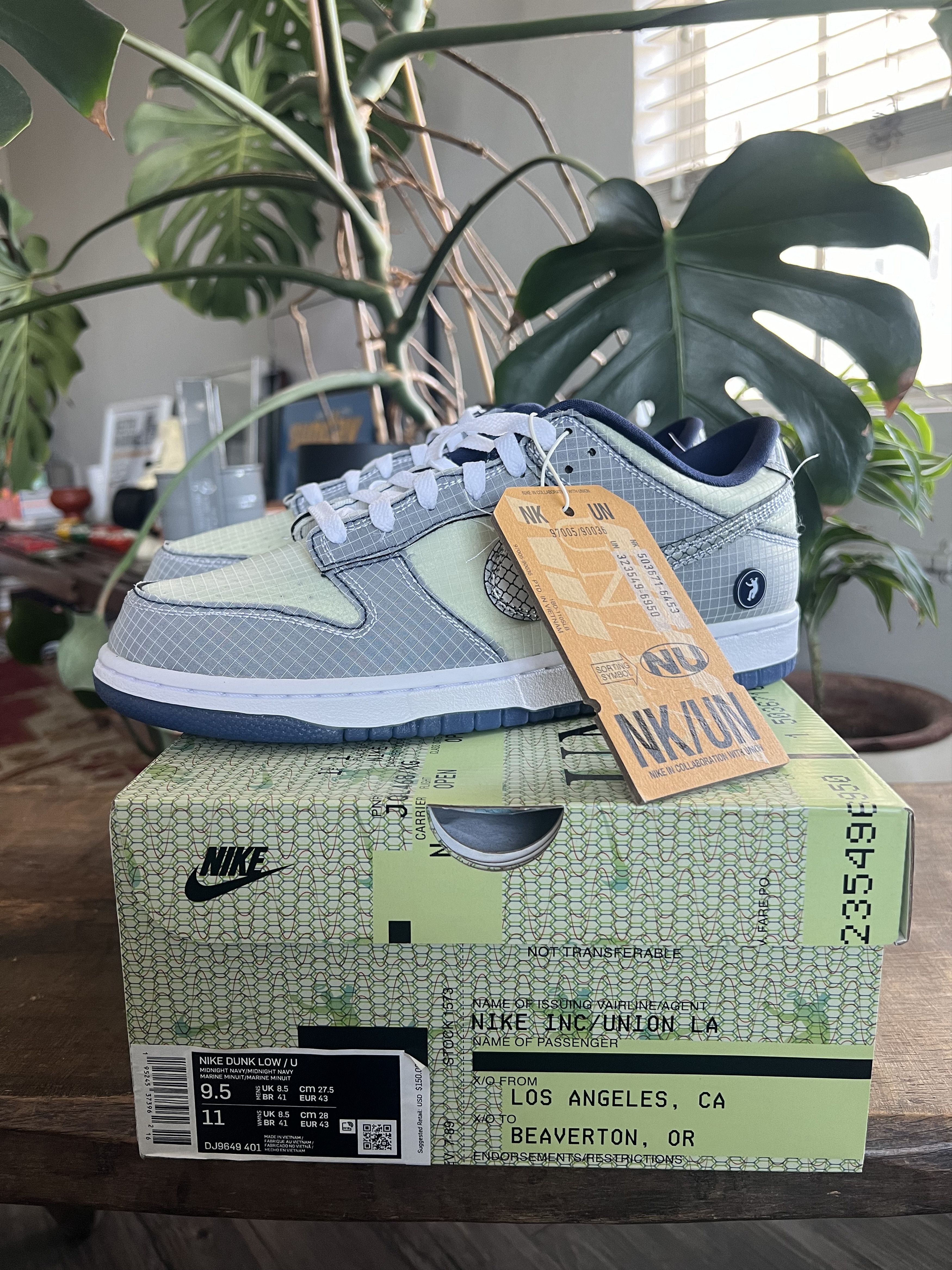 Union LA x Dunk Low 'Passport Pack - Pistachio'