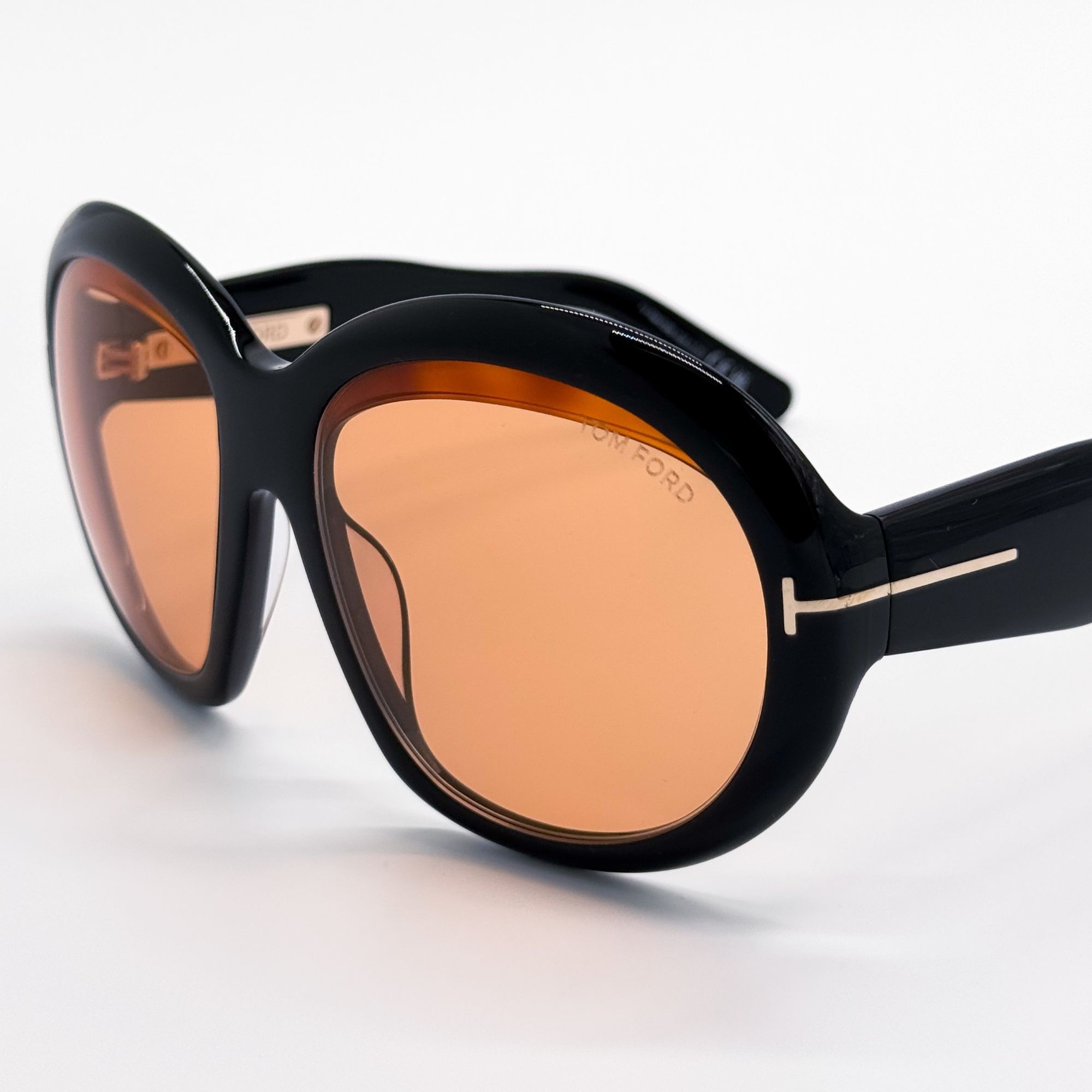 Tom Ford NEW TOM FORD SUNGLASSES TOM FORD ANGELICA FT1193 01E BLACK Size ONE SIZE - 6 Thumbnail