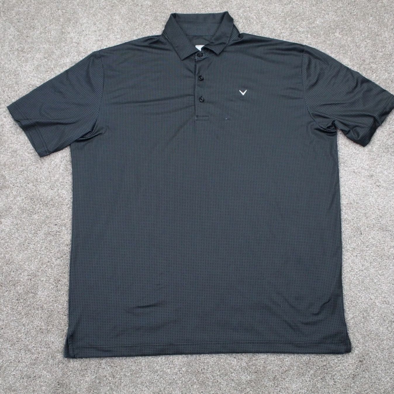 Callaway Callaway Opti-Dri Polo Shirt Mens Large Gray Short Sleeve Golf Stretch Pullover Size US L / EU 52-54 / 3 - 2 Thumbnail