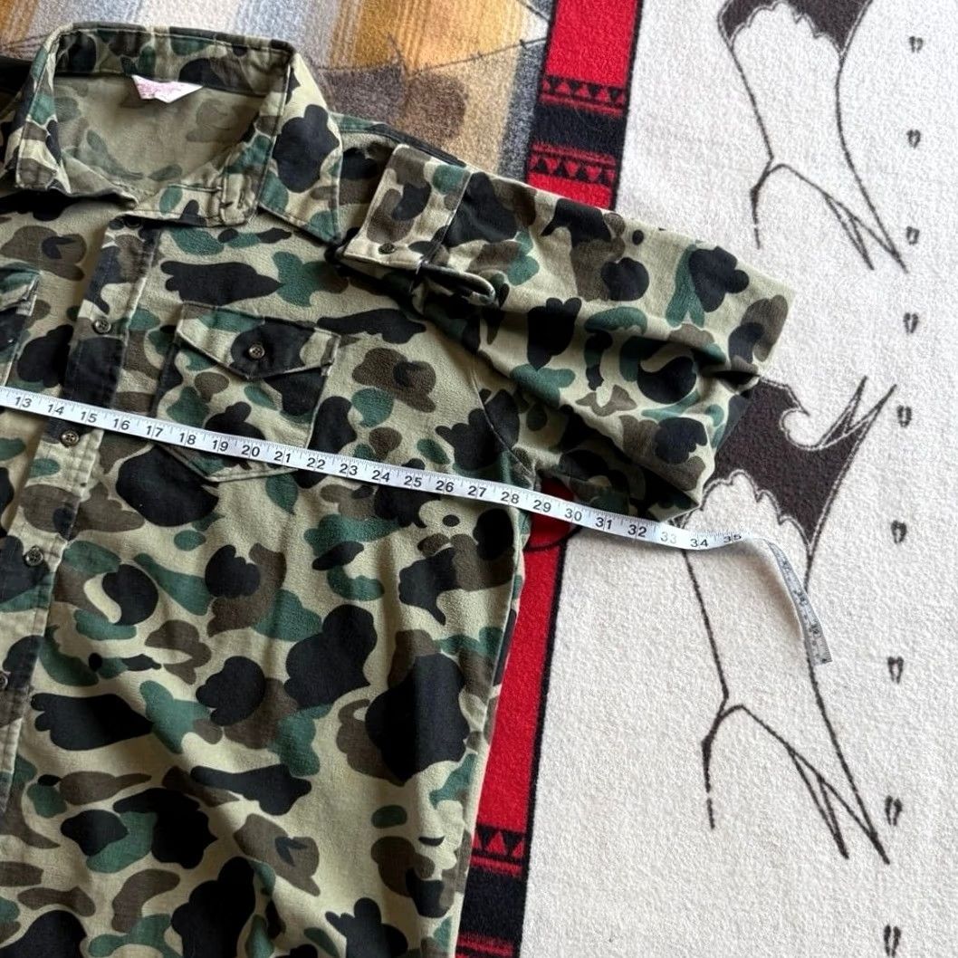 Vintage VINTAGE Frostproof Mens 3XL Duck Frog Camo Chamois Flannel Button Up Pocket Size US XXL / EU 58 / 5 - 7 Thumbnail