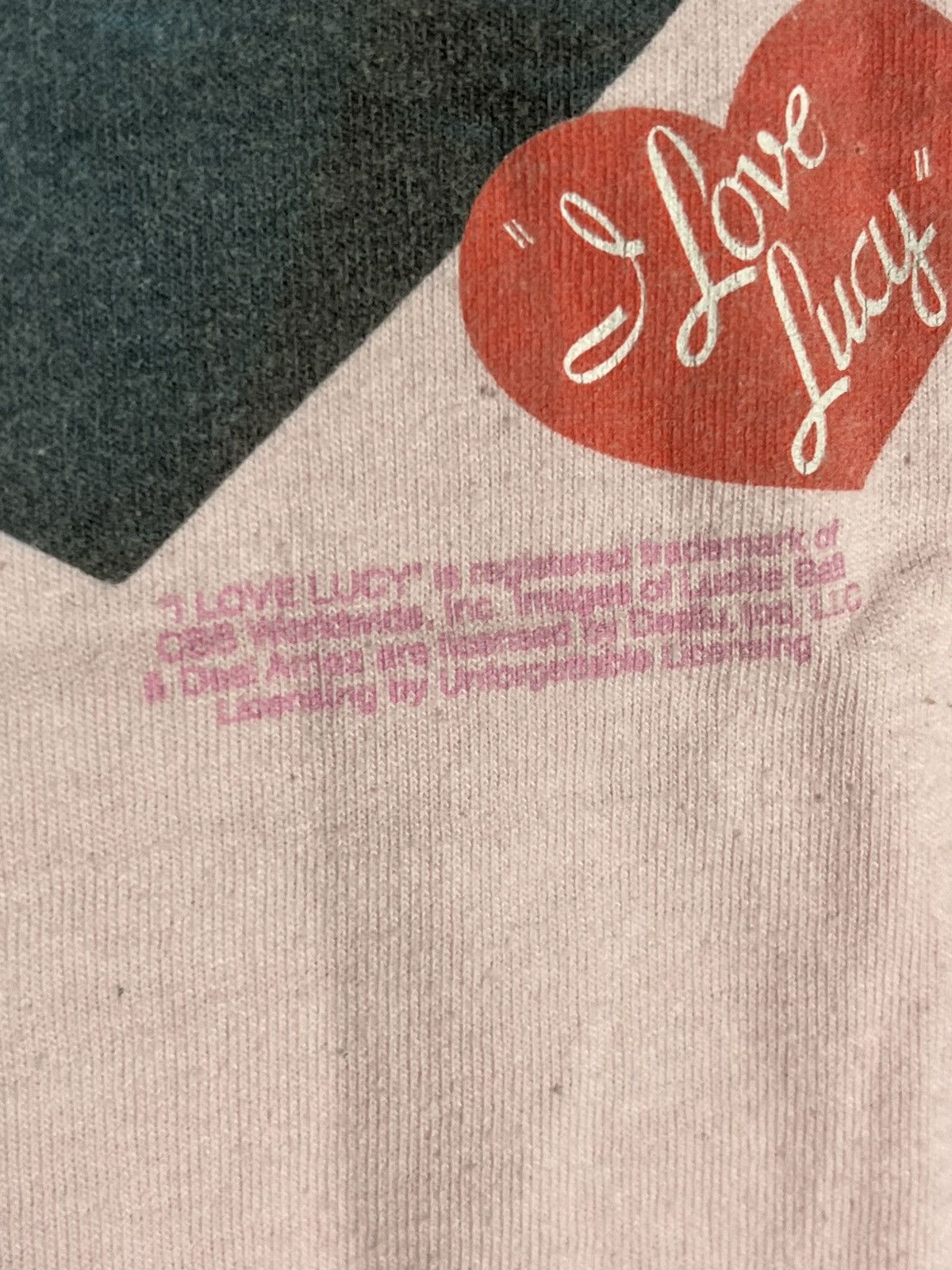 Fruit Of The Loom Vintage 90s I Love Lucy Tv Promo Tee Size M / US 6-8 / IT 42-44 - 3 Thumbnail