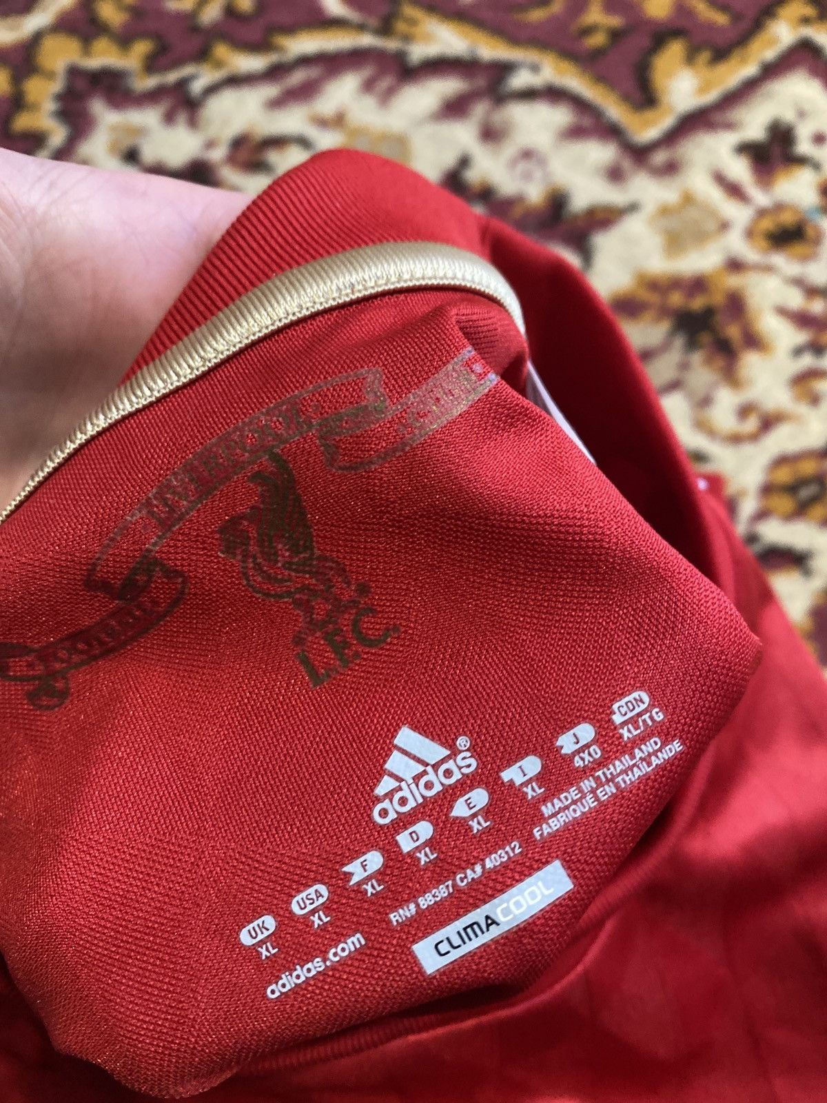 Adidas Vintage BLOKCORE Liverpool Adidas 2011 2012 jersey Size US XL / EU 56 / 4 - 21 Thumbnail