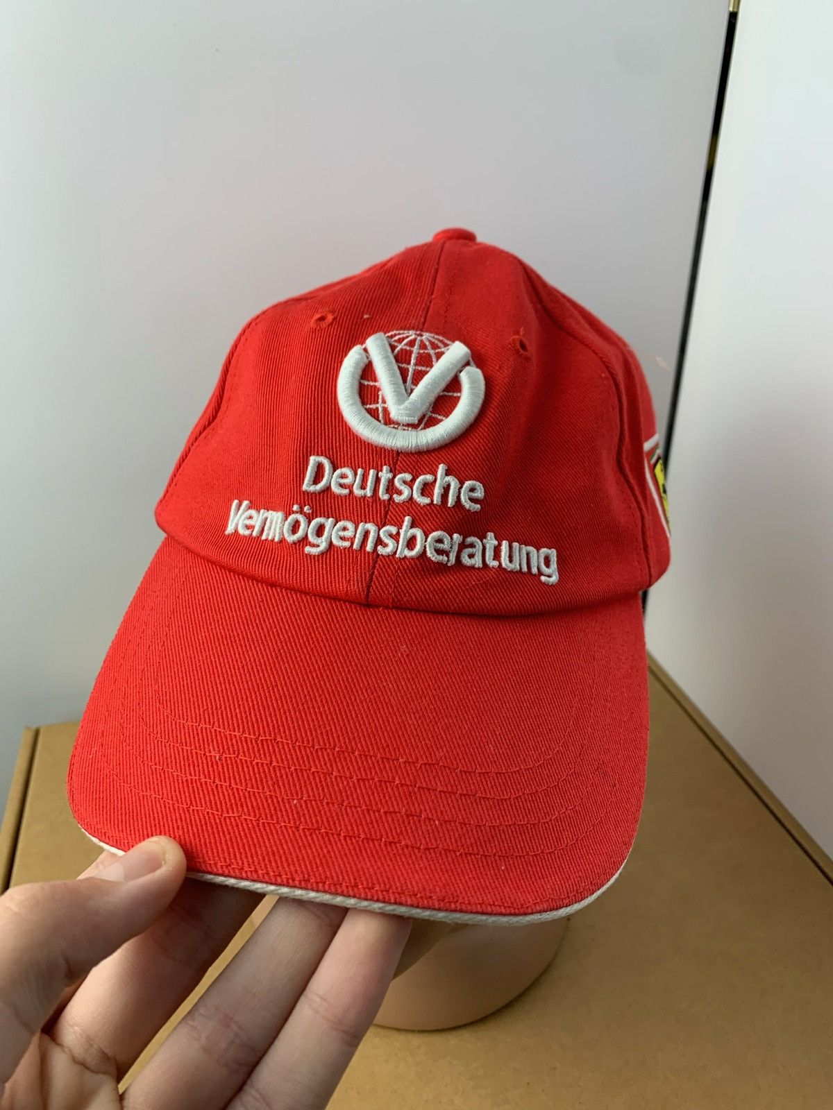 Ferrari × Vintage Vintage Racing Ferrari Michael Schumacher cap red Size ONE SIZE - 6 Thumbnail
