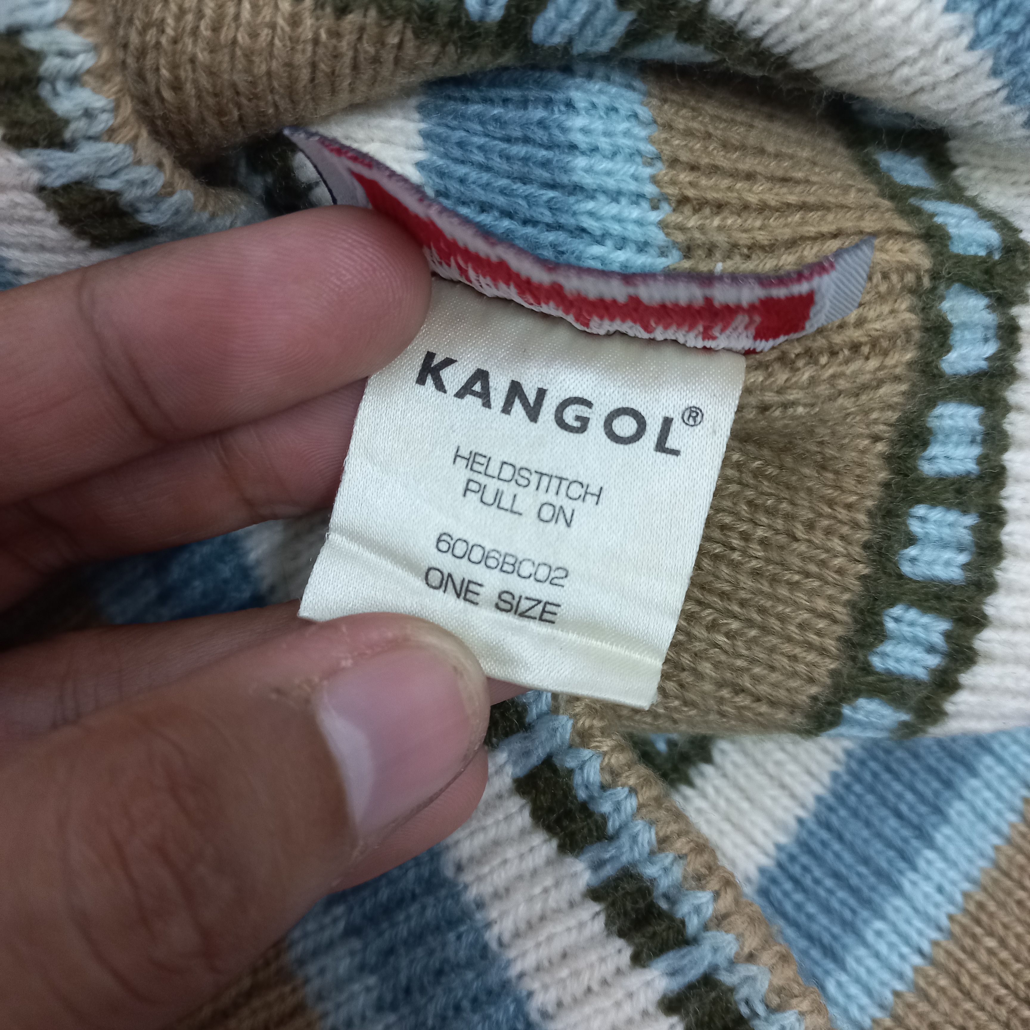Kangol 💥 Kangol iconic logo stripes pull on beanie hat Size ONE SIZE - 5 Thumbnail