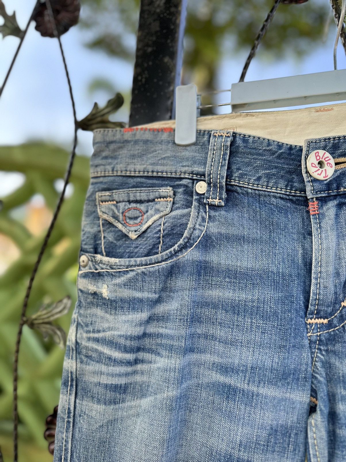 If Six Was Nine Vintage Edwin Surf Board Blue Trip Bootcut . Size US 33 - 4 Thumbnail