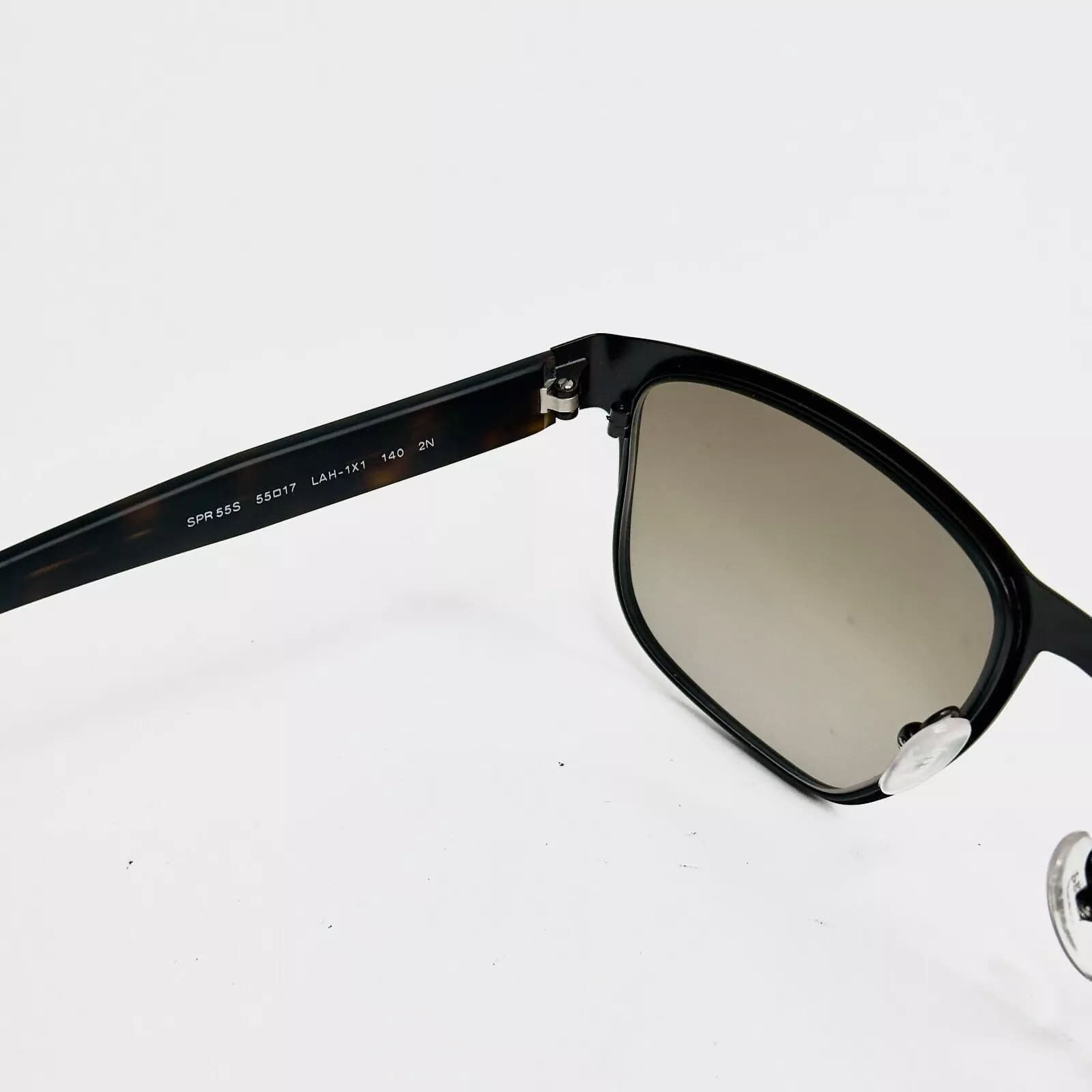Prada PRADA 55S Square PR55SS Black Brown Logo Men Sunglasses Size ONE SIZE - 3 Thumbnail