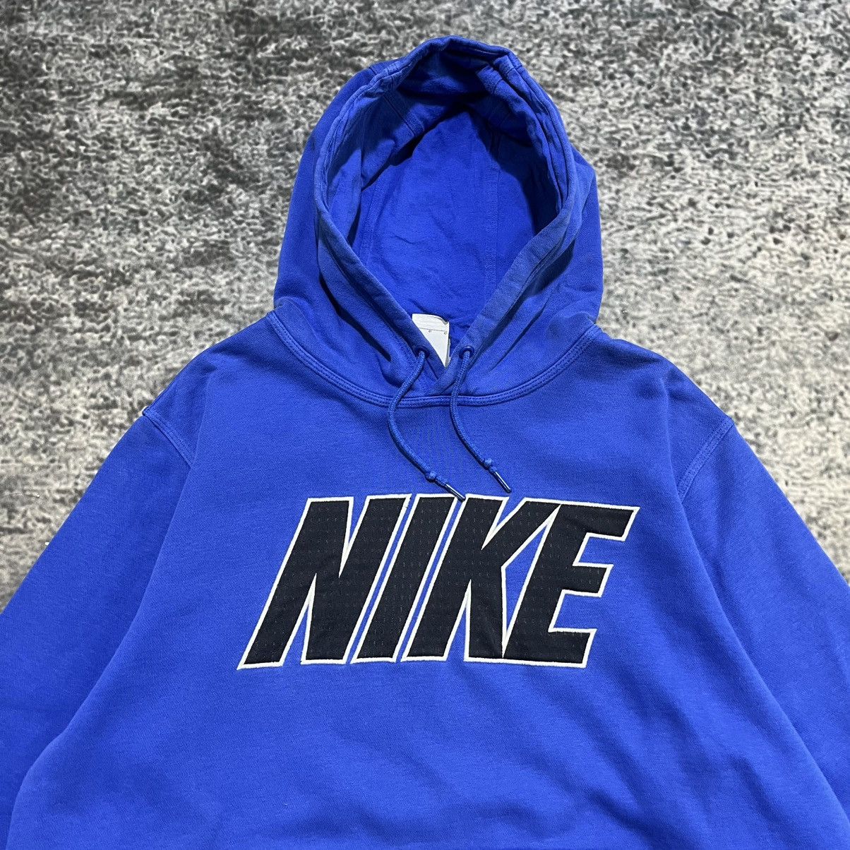 Nike Vintage Nike Spellout Logo Skater Hoodie Sweatshirt Large Size US L / EU 52-54 / 3 - 4 Thumbnail