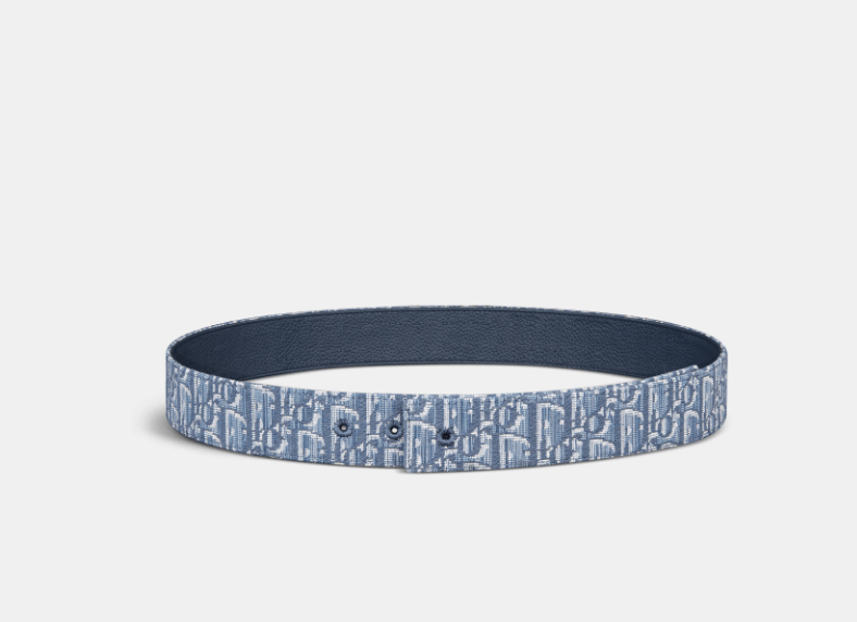Dior o1w1db10426 4800ZZ Size :OS / Reversible Belt in Blue/Black Size ONE SIZE - 1 Thumbnail