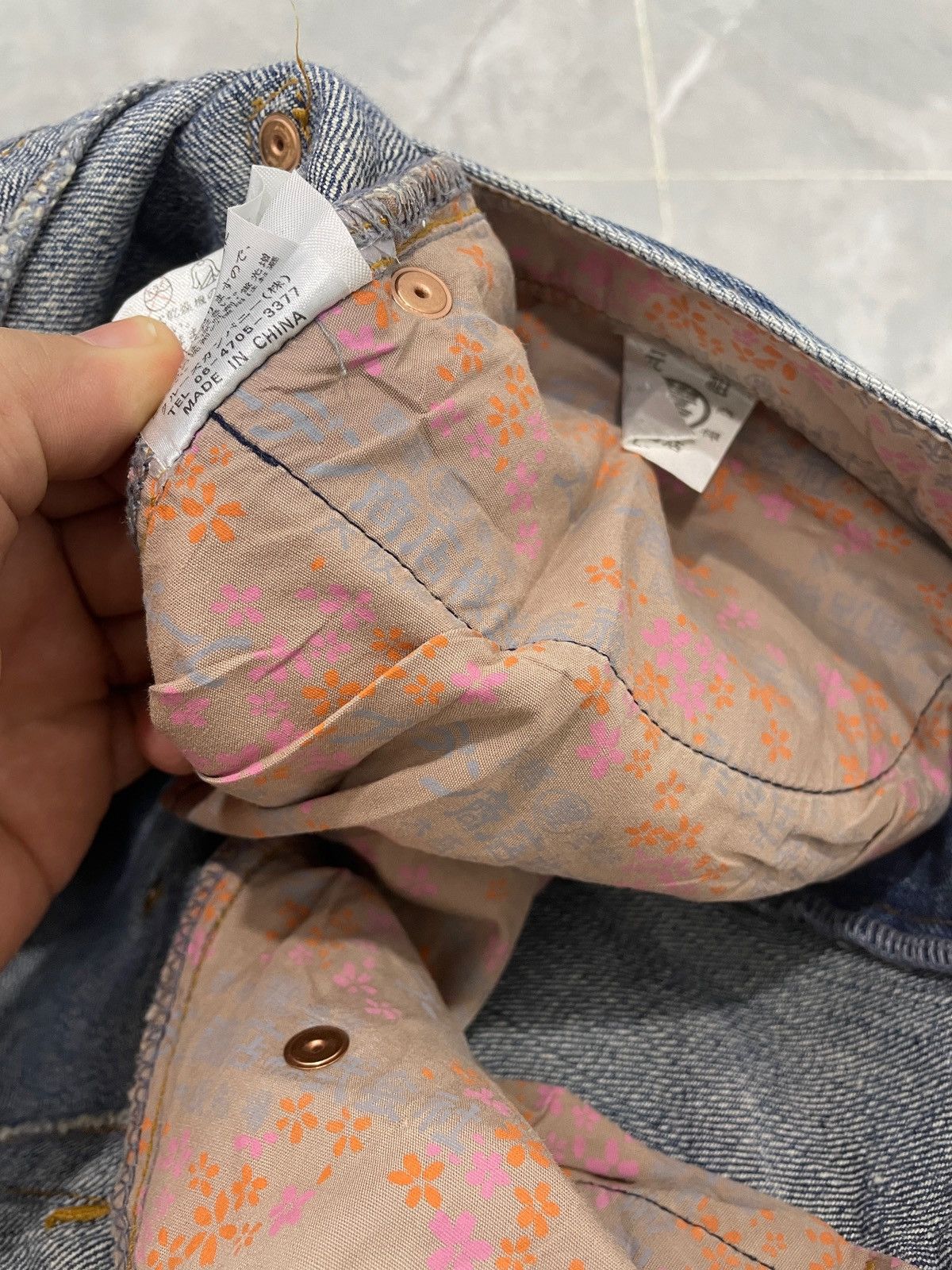 Japanese Brand BUDEN JAPANESE DENIM PANT KOI SUKAJAN STYLE Size US 35 - 13 Thumbnail