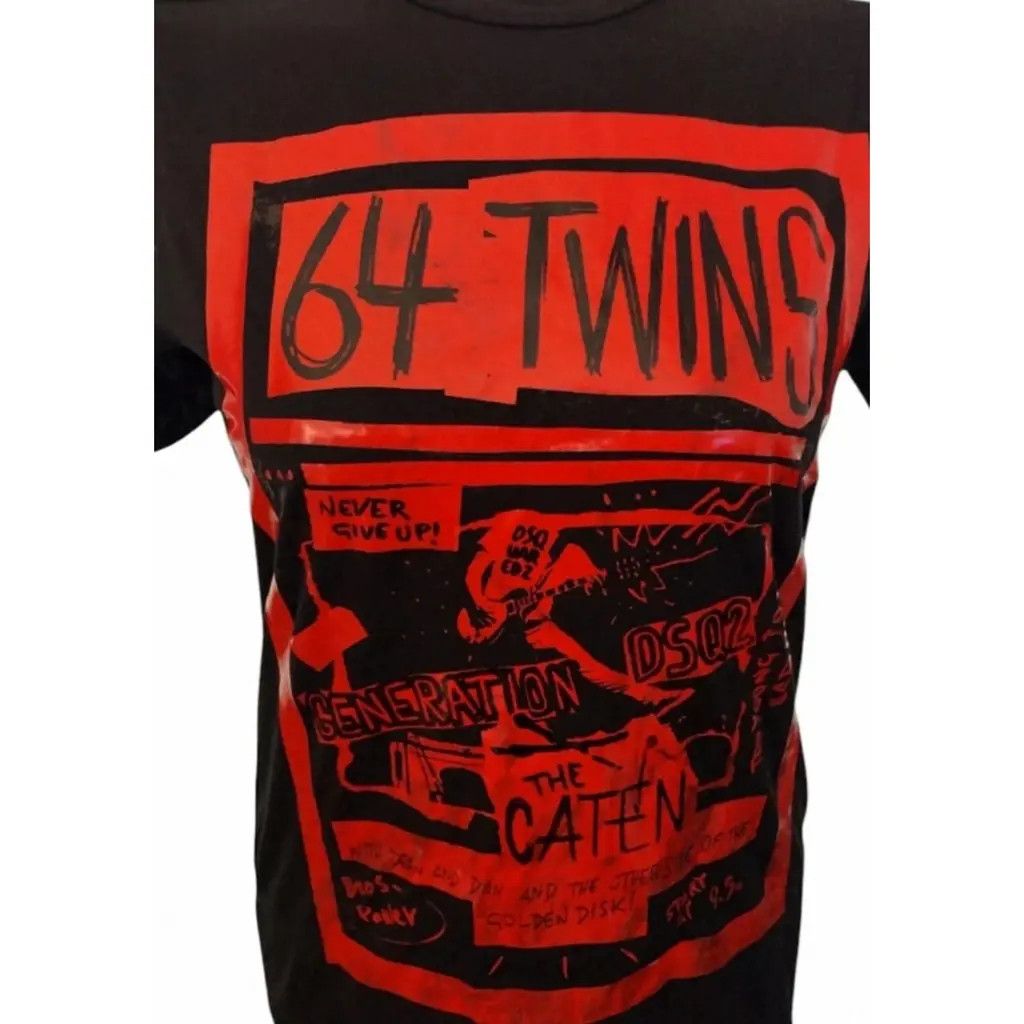 Dsquared2 DSQUARED2 "64 Twins" Graphic T-Shirt - Zipper Detail Size US XS / EU 42 / 0 - 3 Thumbnail