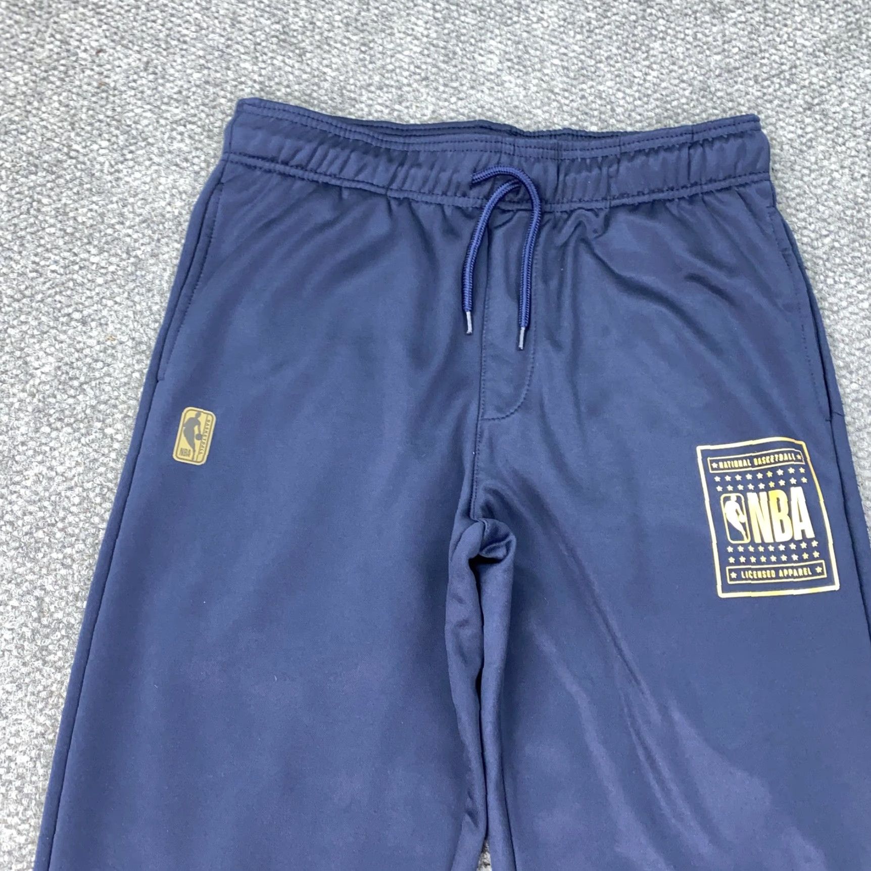 NBA VINTAGE NBA Pants Mens Medium Navy Blue Basketball Joggers Sweatpants Licensed Apparel Size US 31 - 2 Thumbnail
