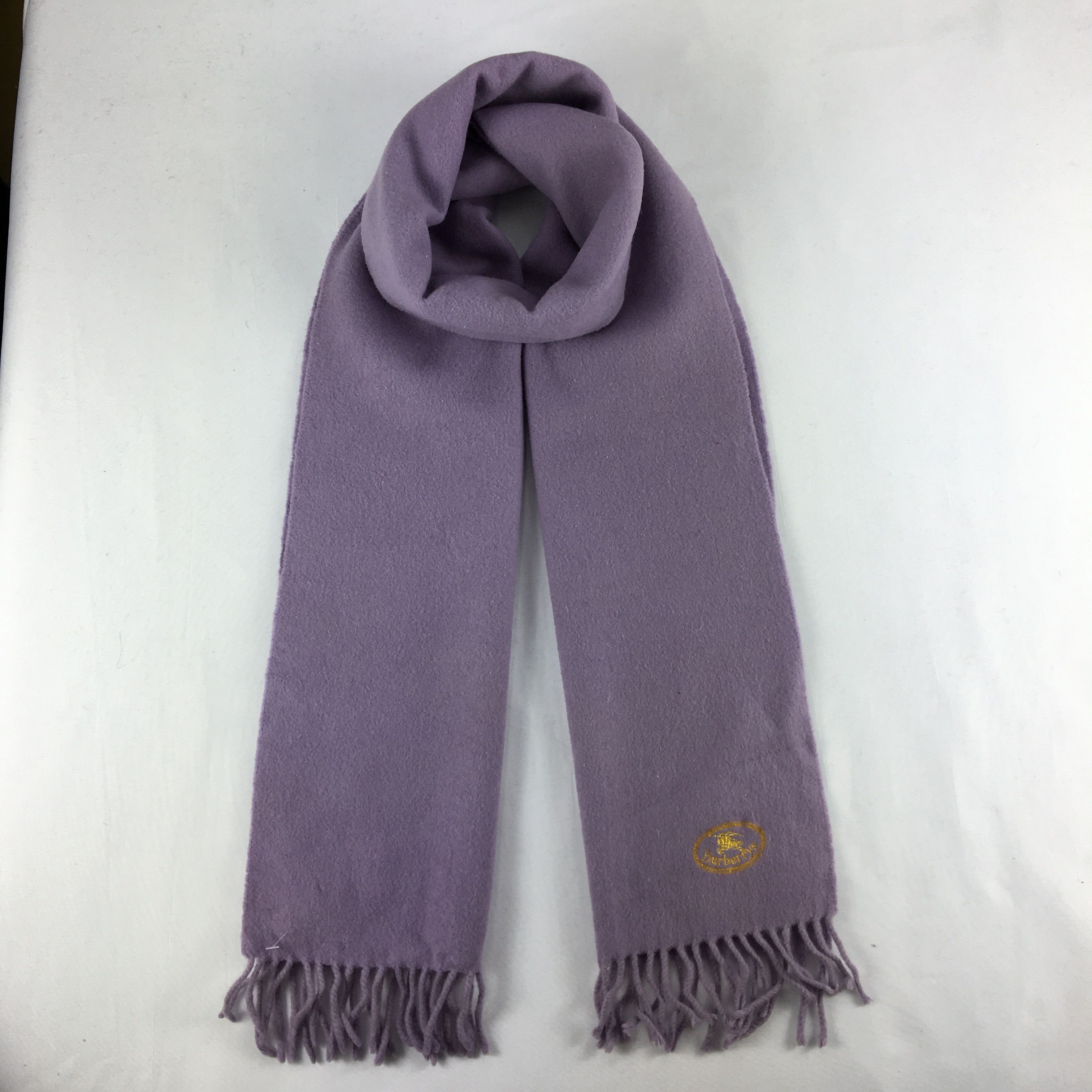 Burberry Vintage Burberry Scarf Muffler Wool Cashmere Scarves Size ONE SIZE - 1 Thumbnail