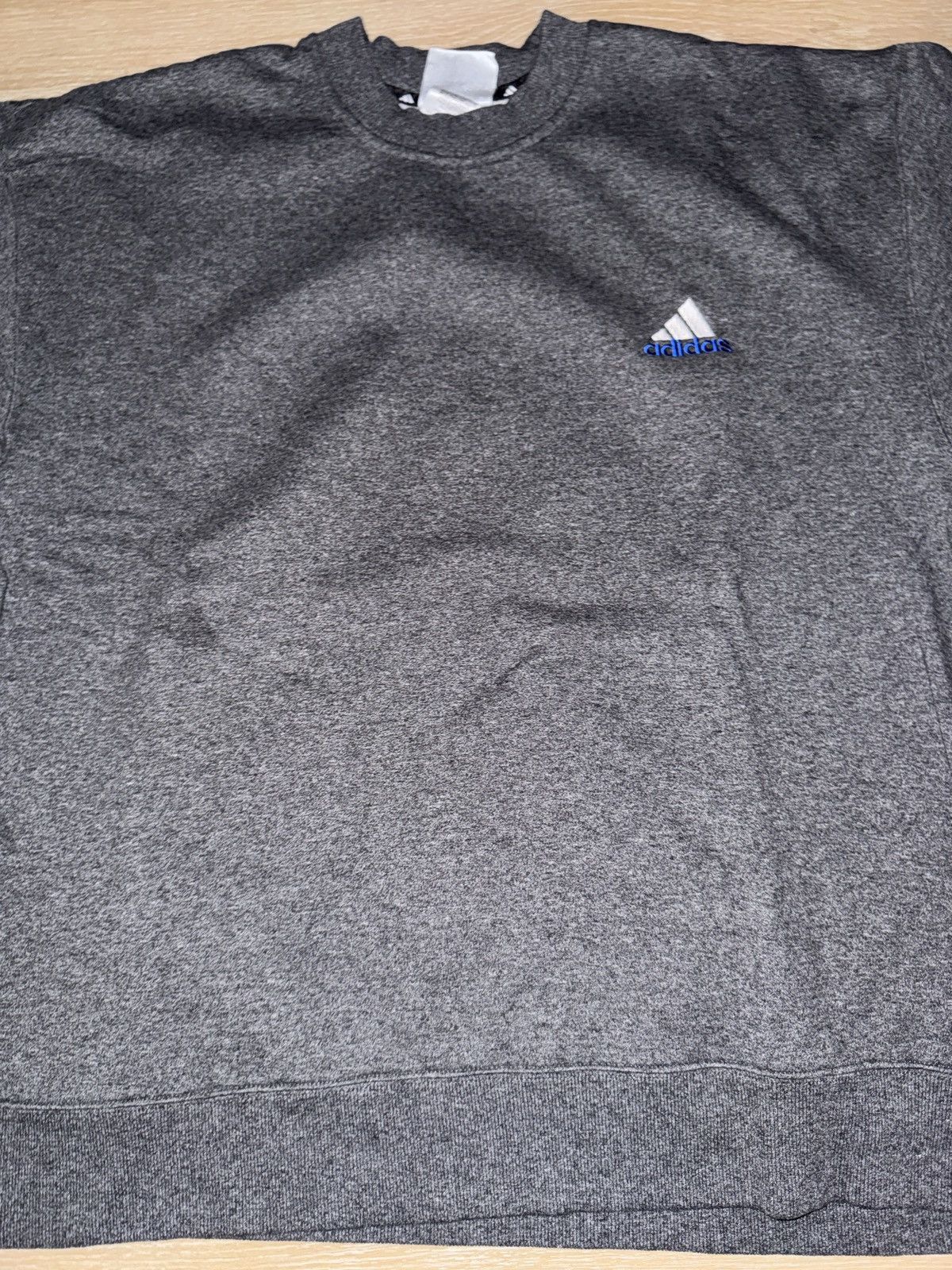 Adidas Vintage Adidas Grey Crewneck Sweatshirt Size US XXL / EU 58 / 5 - 3 Thumbnail